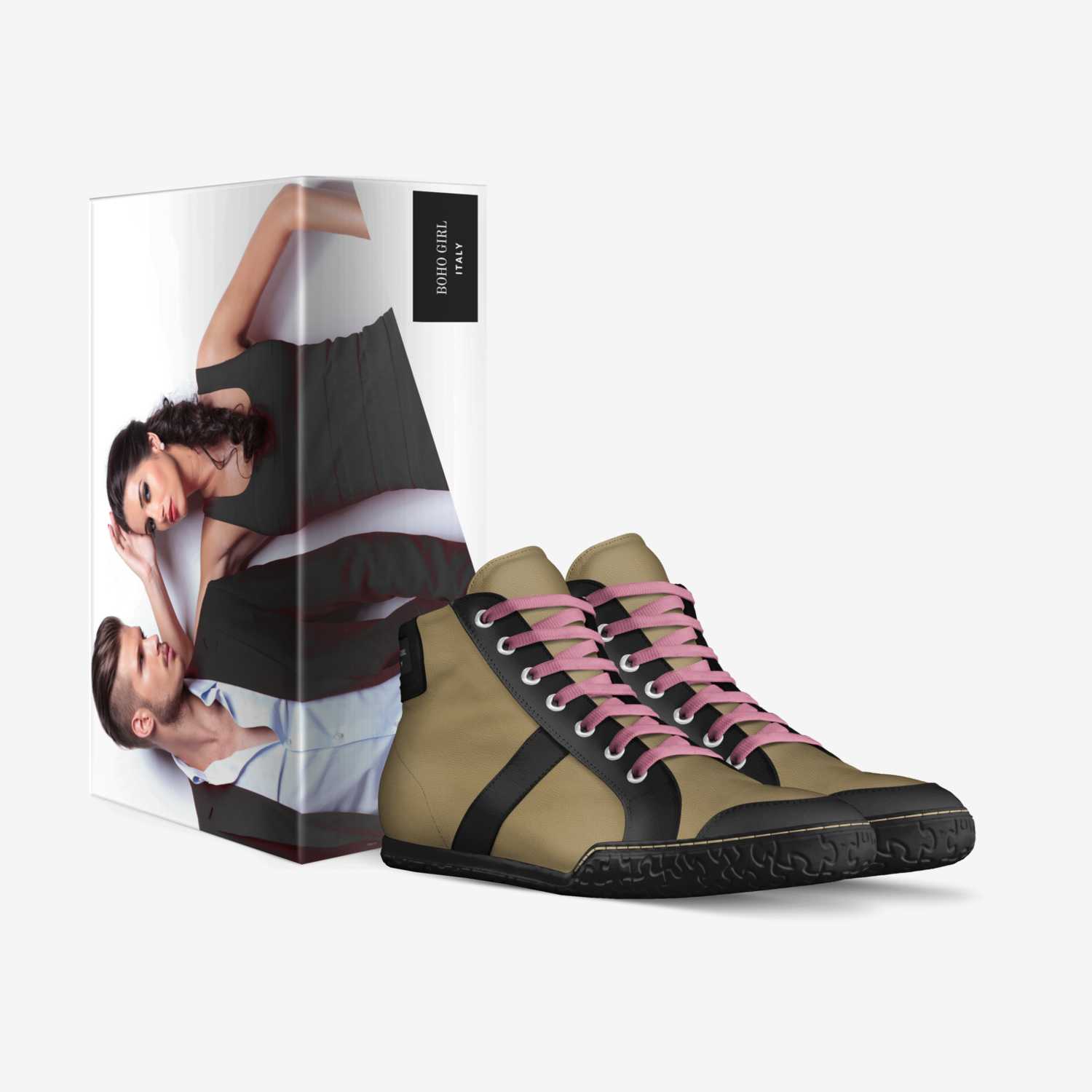 BOHO GIRL custom made in Italy shoes by Marijke Verkerk | Box view