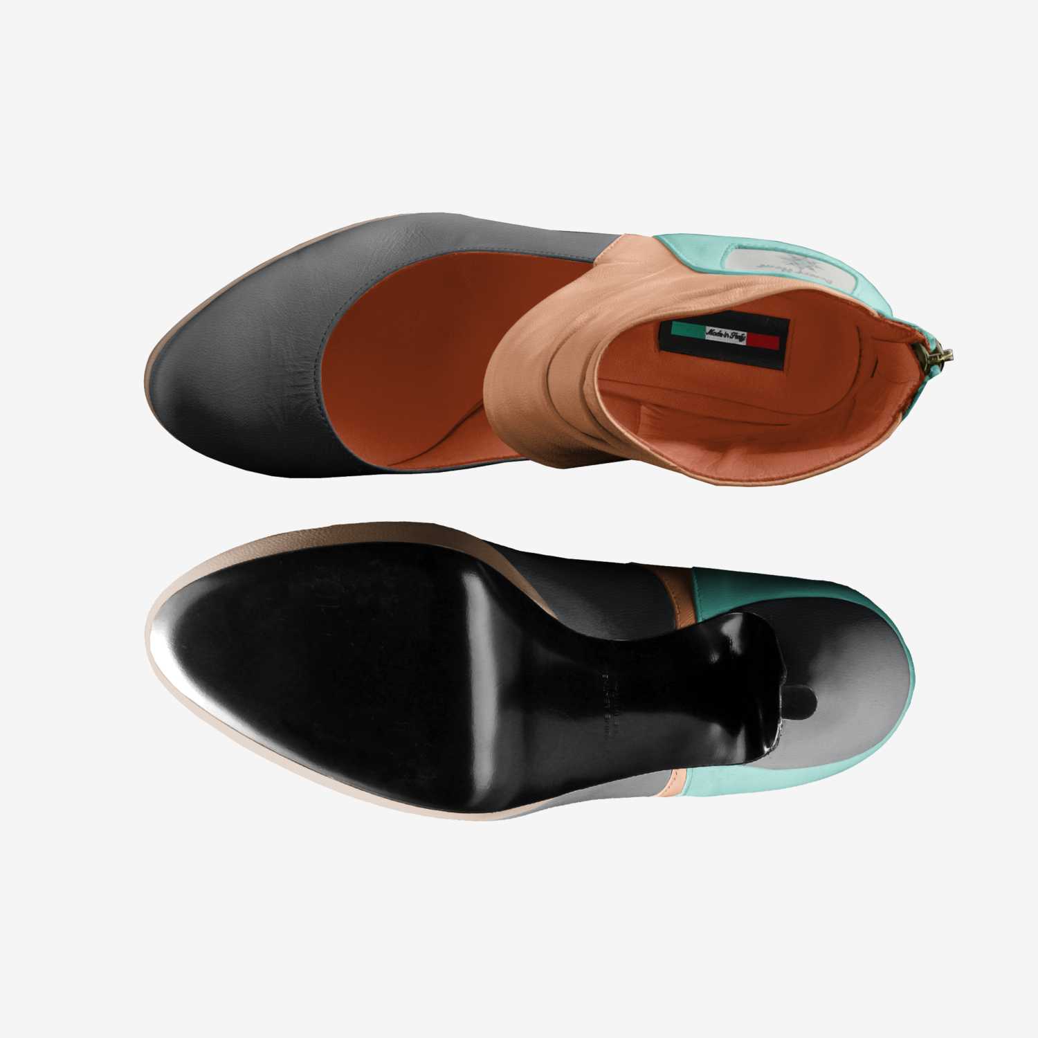 Desert Heat custom made in Italy shoes by Christy Leigh | Top view