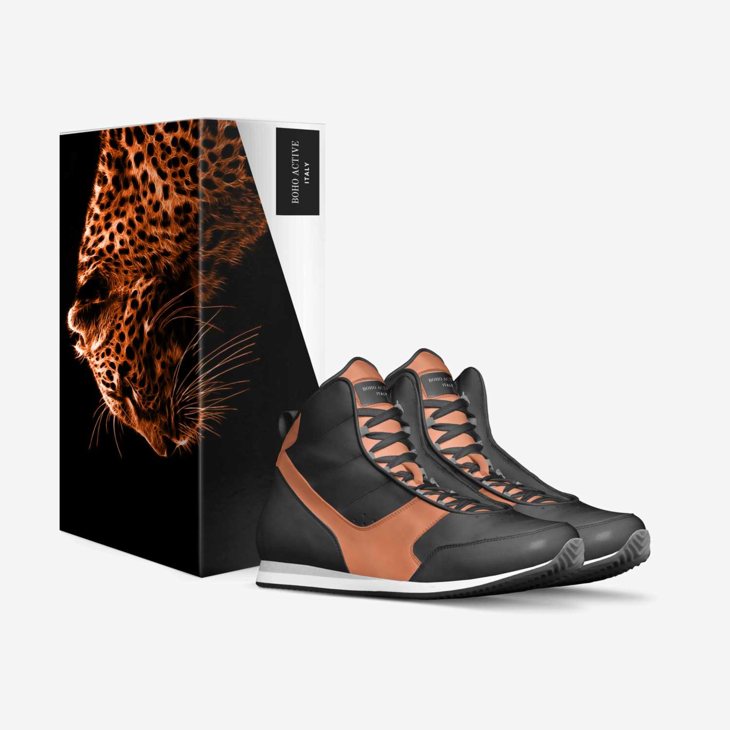 BOHO ACTIVE custom made in Italy shoes by Marijke Verkerk | Box view