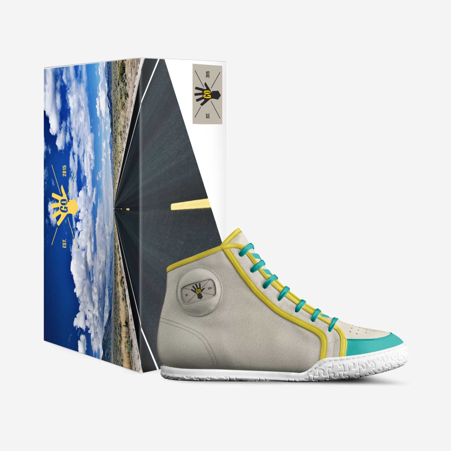 GO2 custom made in Italy shoes by Agency Aliveshoes | Box view