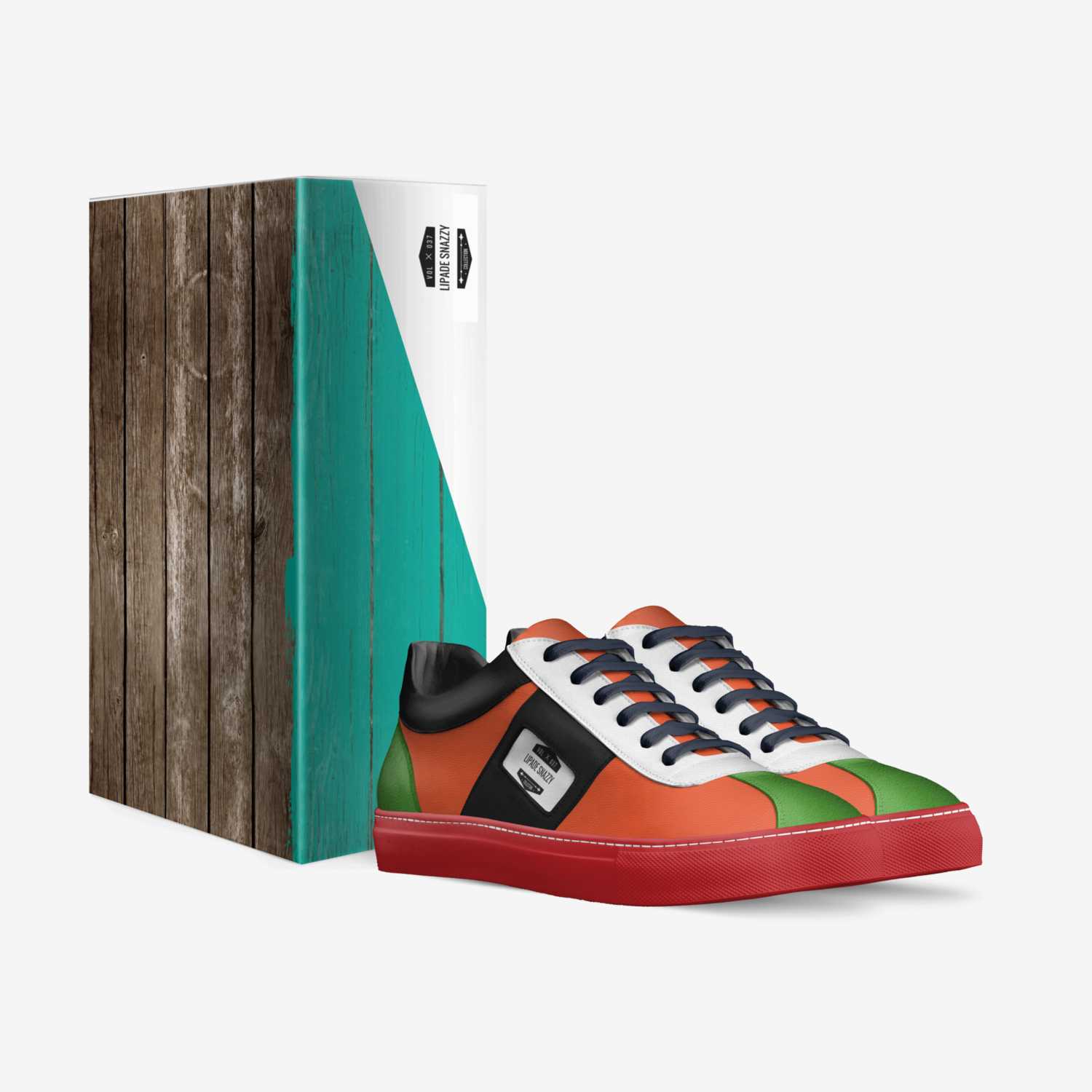 Lipade snazzy custom made in Italy shoes by Tom Smo | Box view