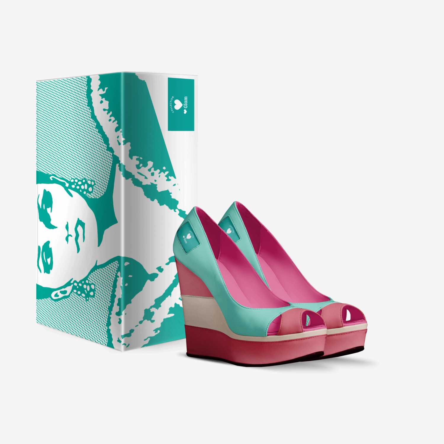 ❤ Opentoe Aquatic custom made in Italy shoes by Claudia D | Box view