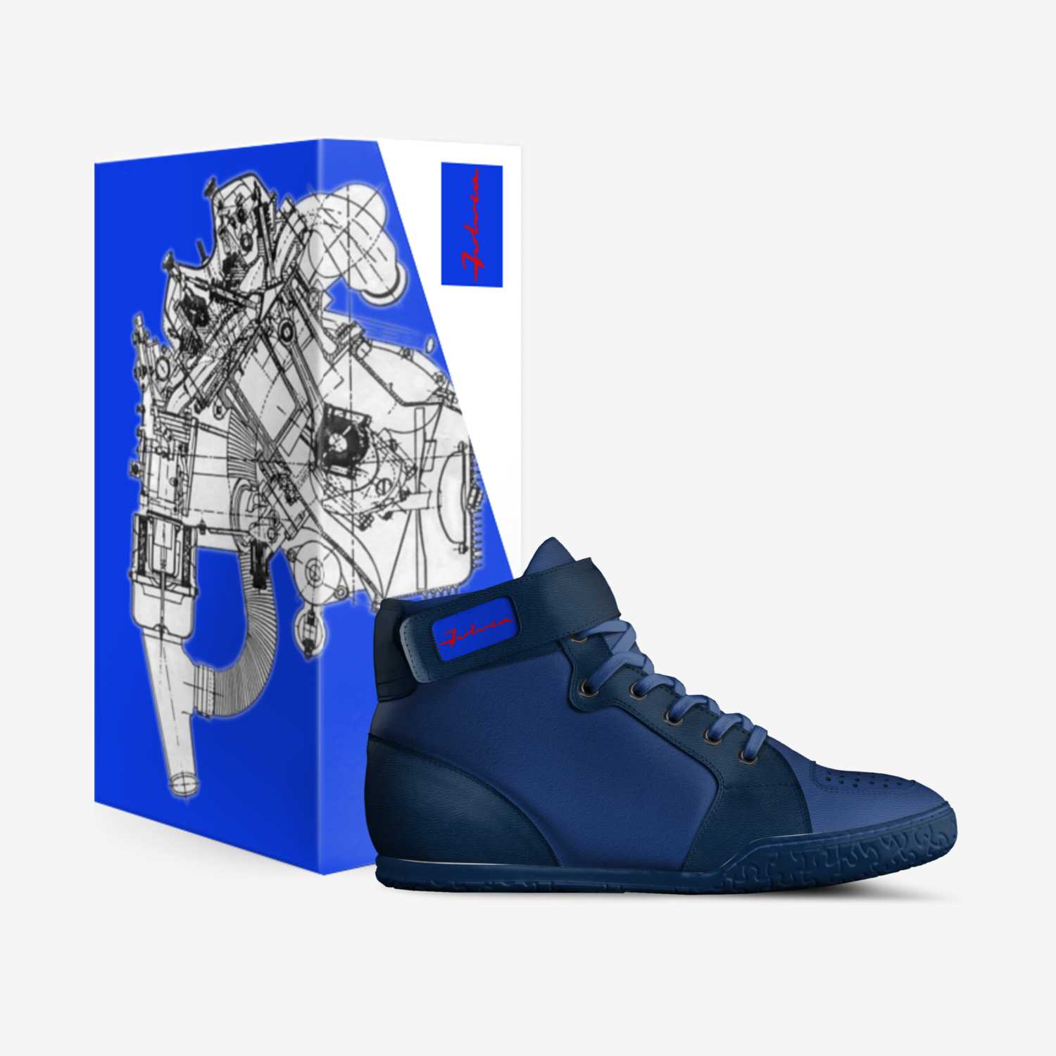 Fulvia Blu lancia custom made in Italy shoes by Vittorio Negri | Box view