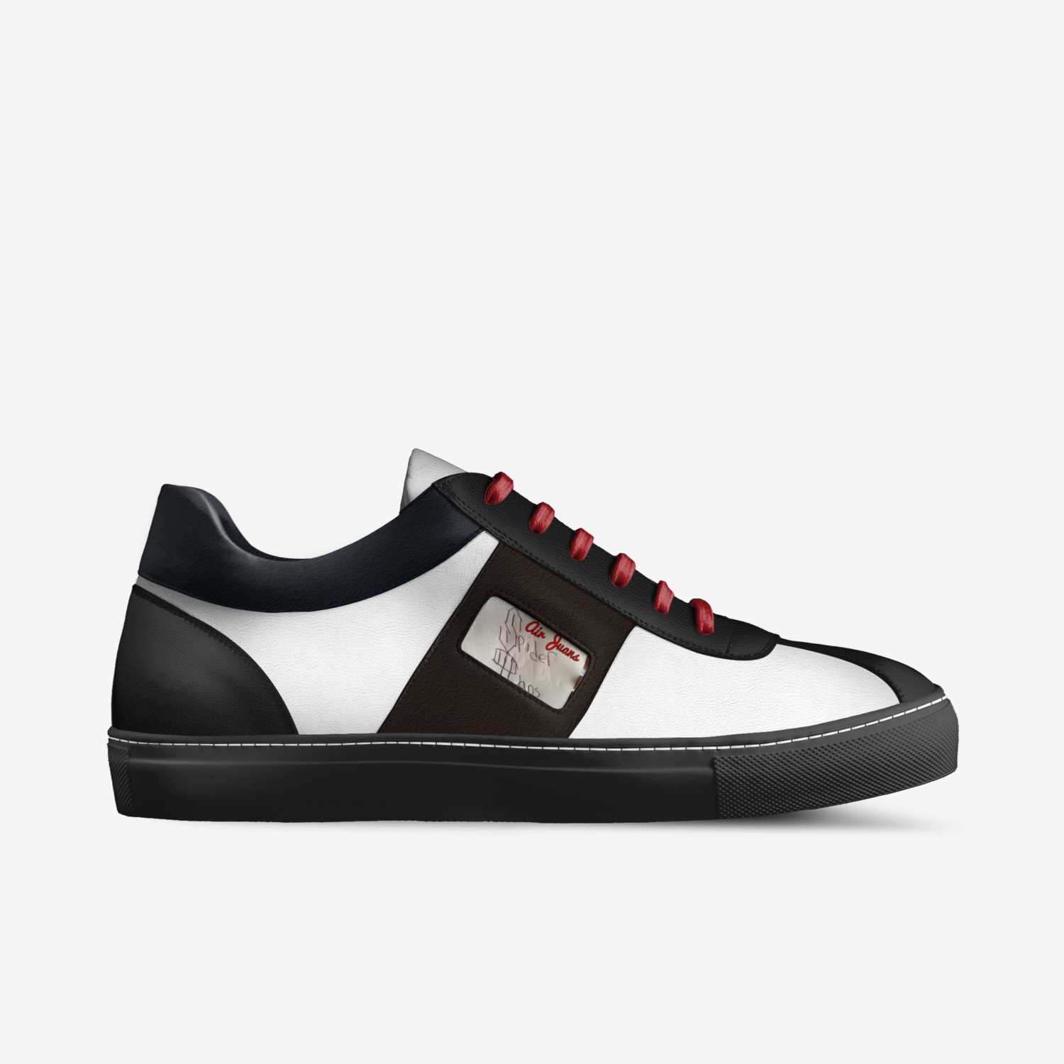 Air Juans 10 custom made in Italy shoes by Ibo Villanueva | Side view