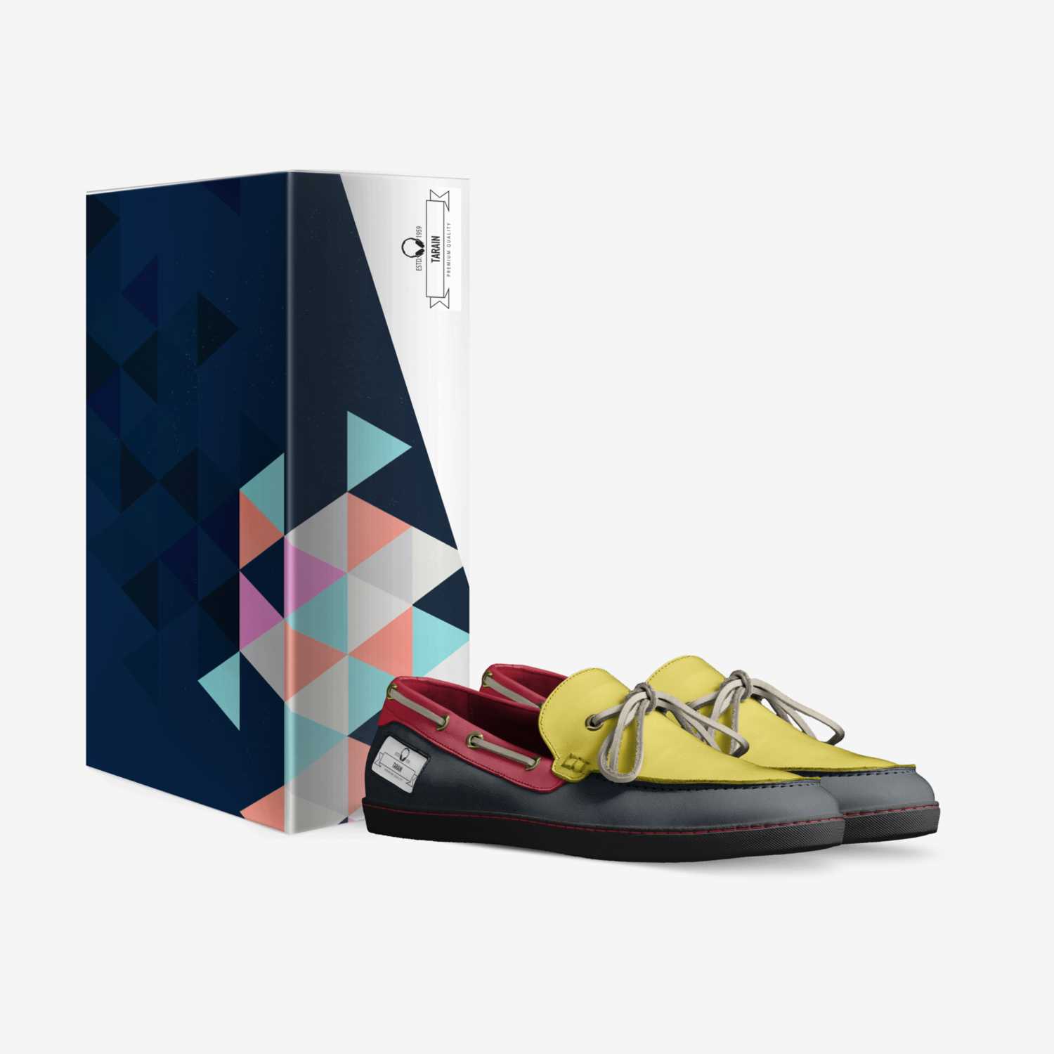 tarain custom made in Italy shoes by Papa Kwabena | Box view