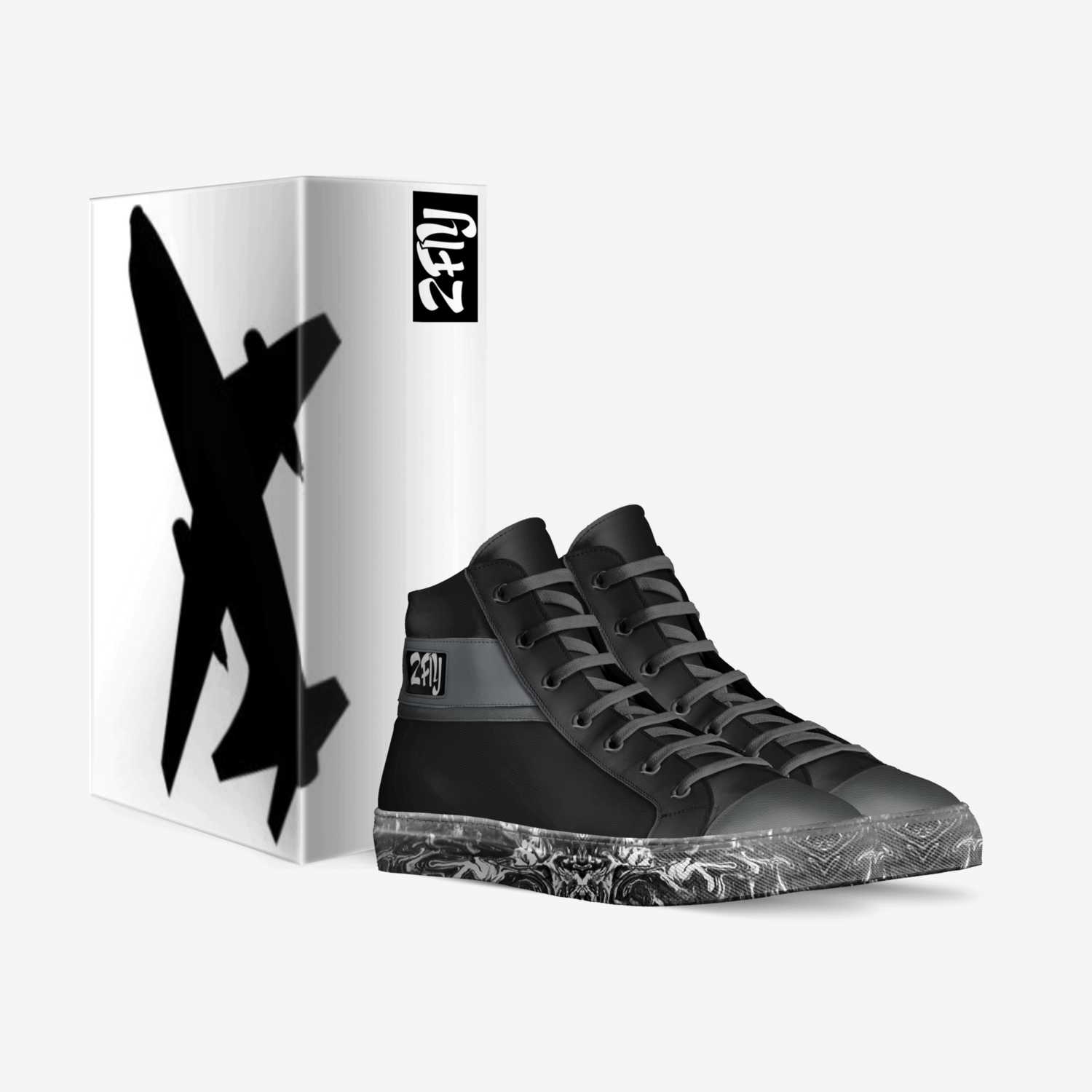 Zebras custom made in Italy shoes by Dg Pyramids | Box view
