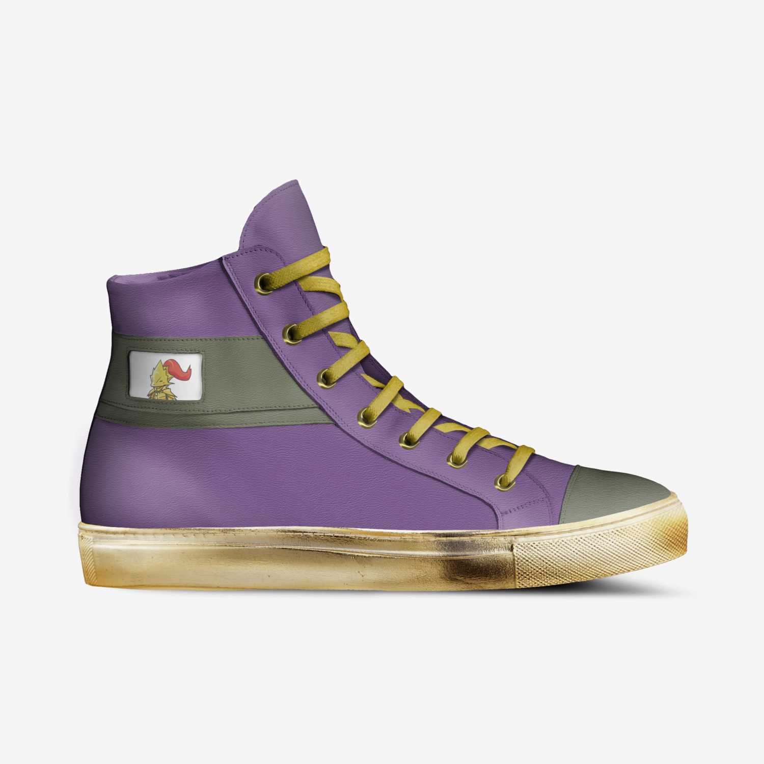 Curb Stompers custom made in Italy shoes by Mykel Kayne Wade | Side view