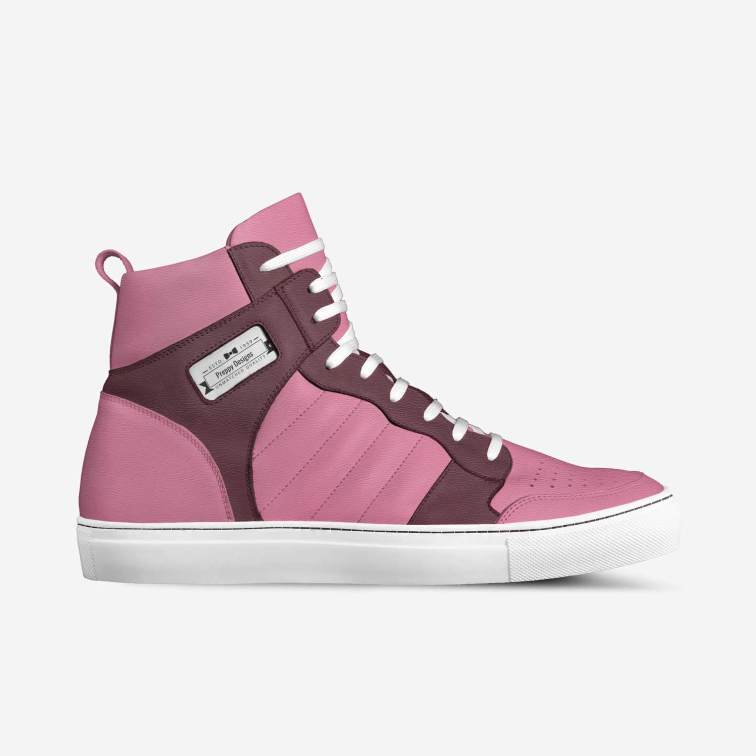 Preppy Designs  custom made in Italy shoes by Anjie Bee | Side view
