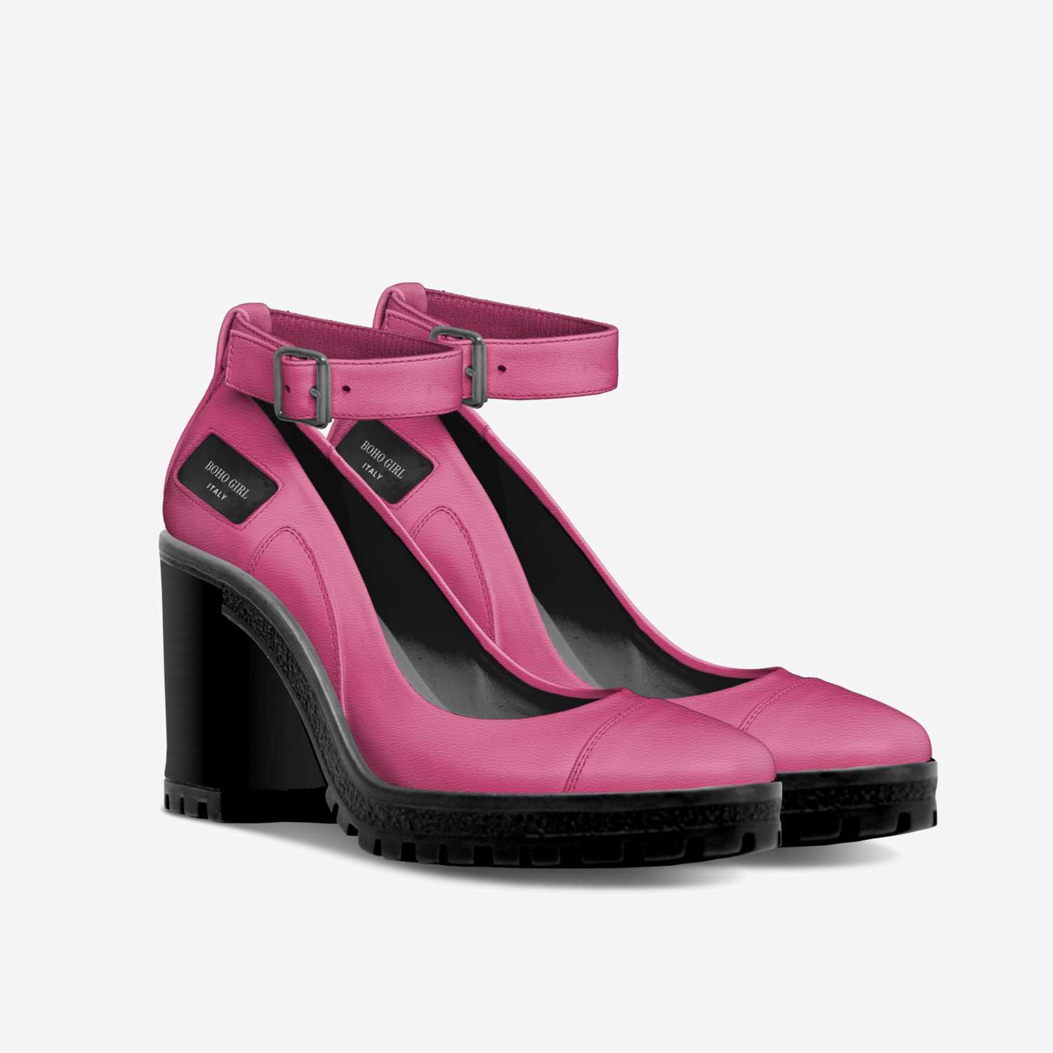 BOHO GIRL custom made in Italy shoes by Marijke Verkerk | Double view