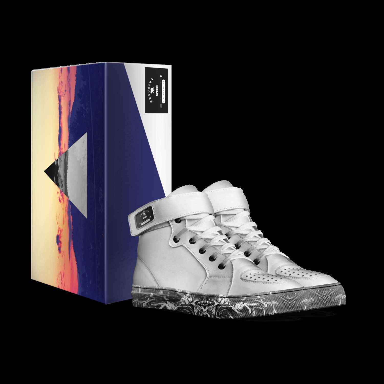 custom weed shoes