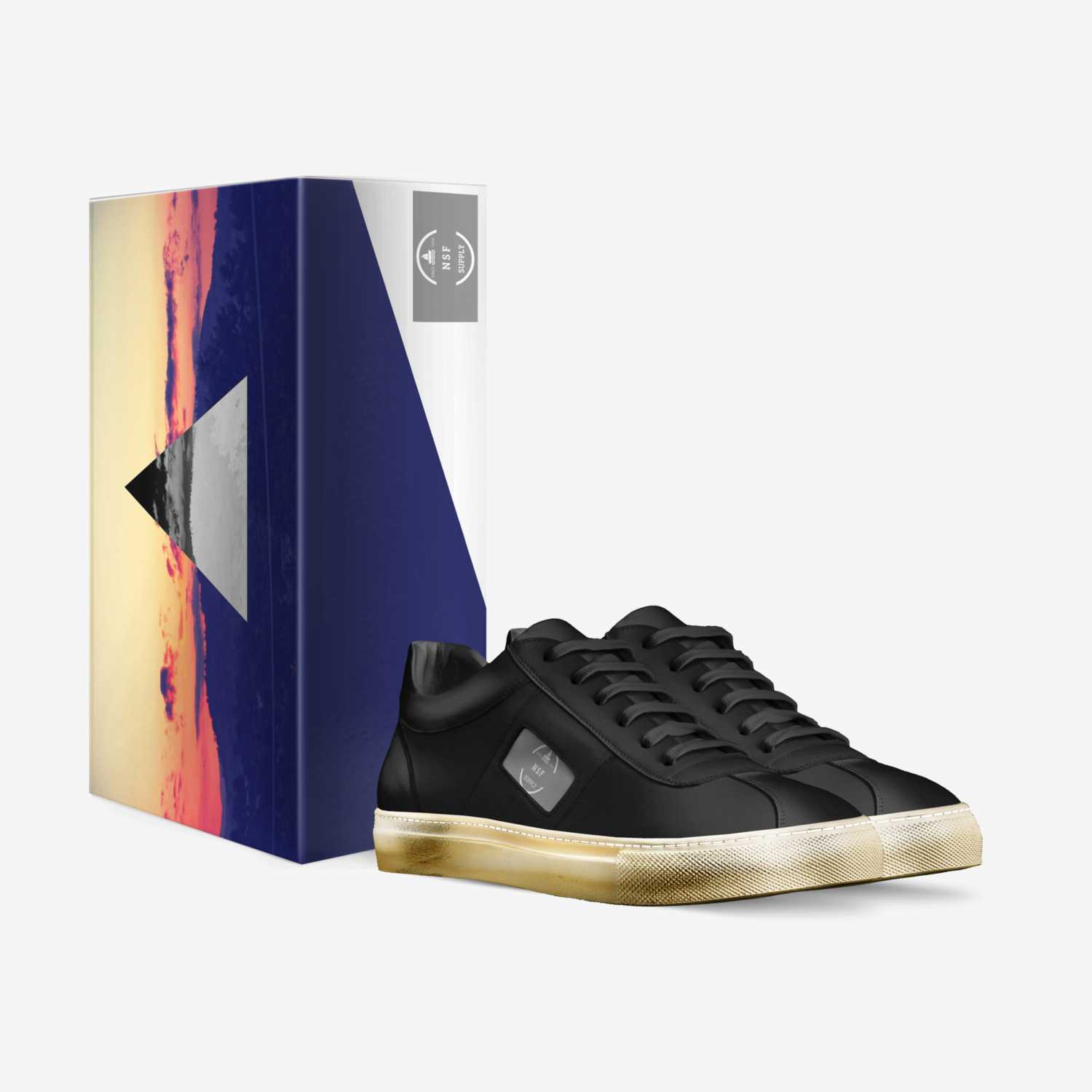 N S F custom made in Italy shoes by Larry Miller | Box view