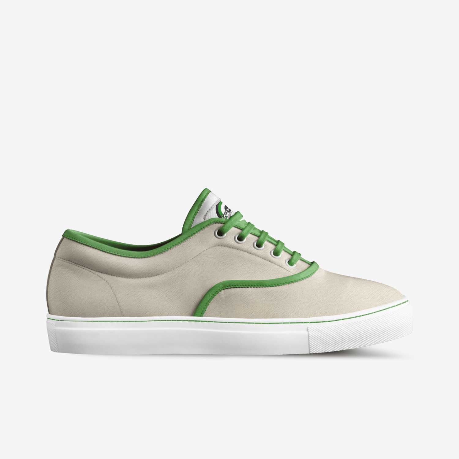 GREEN BOYS custom made in Italy shoes by Hamza Zahrane | Side view
