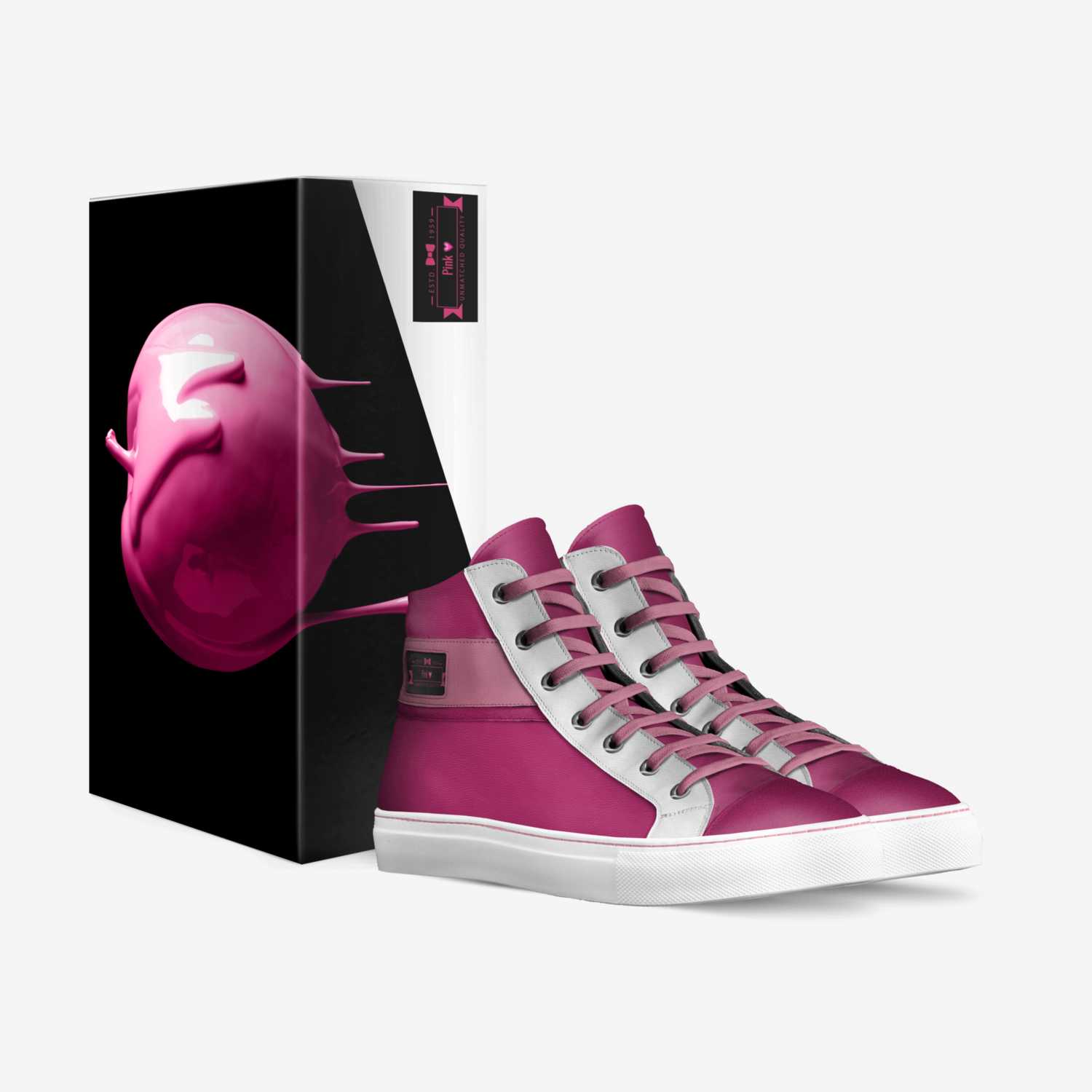 Pink 💗 custom made in Italy shoes by Lanayah Cotton | Box view