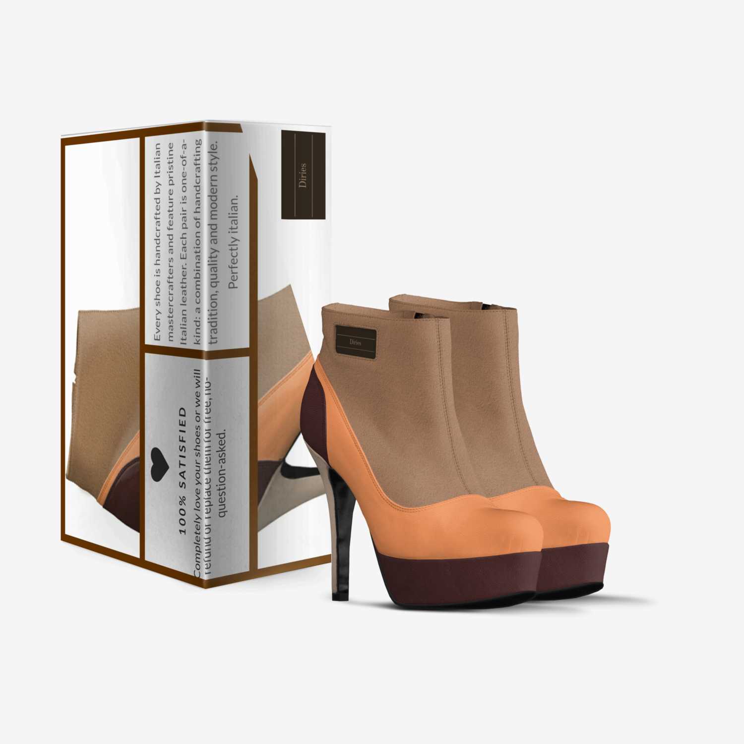 Diries custom made in Italy shoes by K.pres | Box view