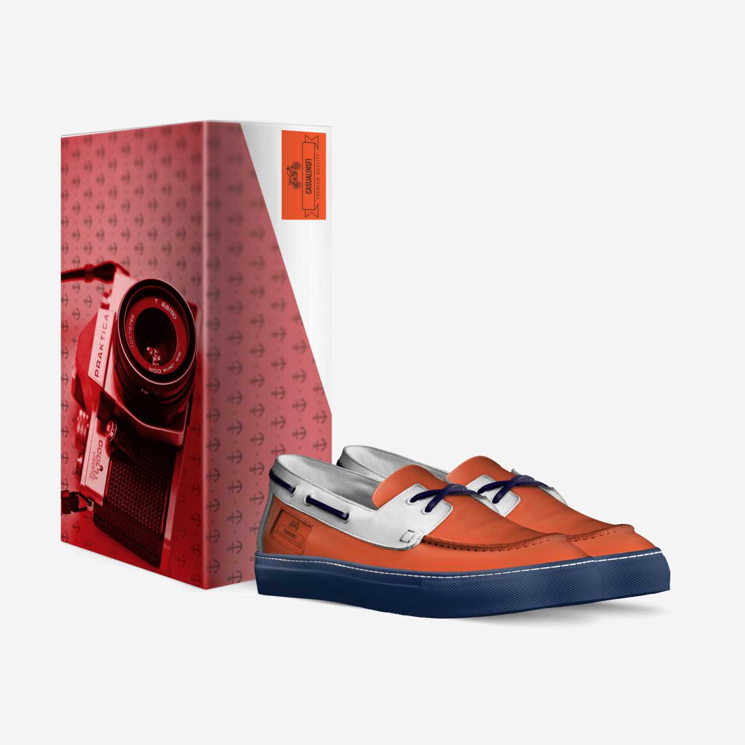 CASUAL(NSF) custom made in Italy shoes by Larry Miller | Box view