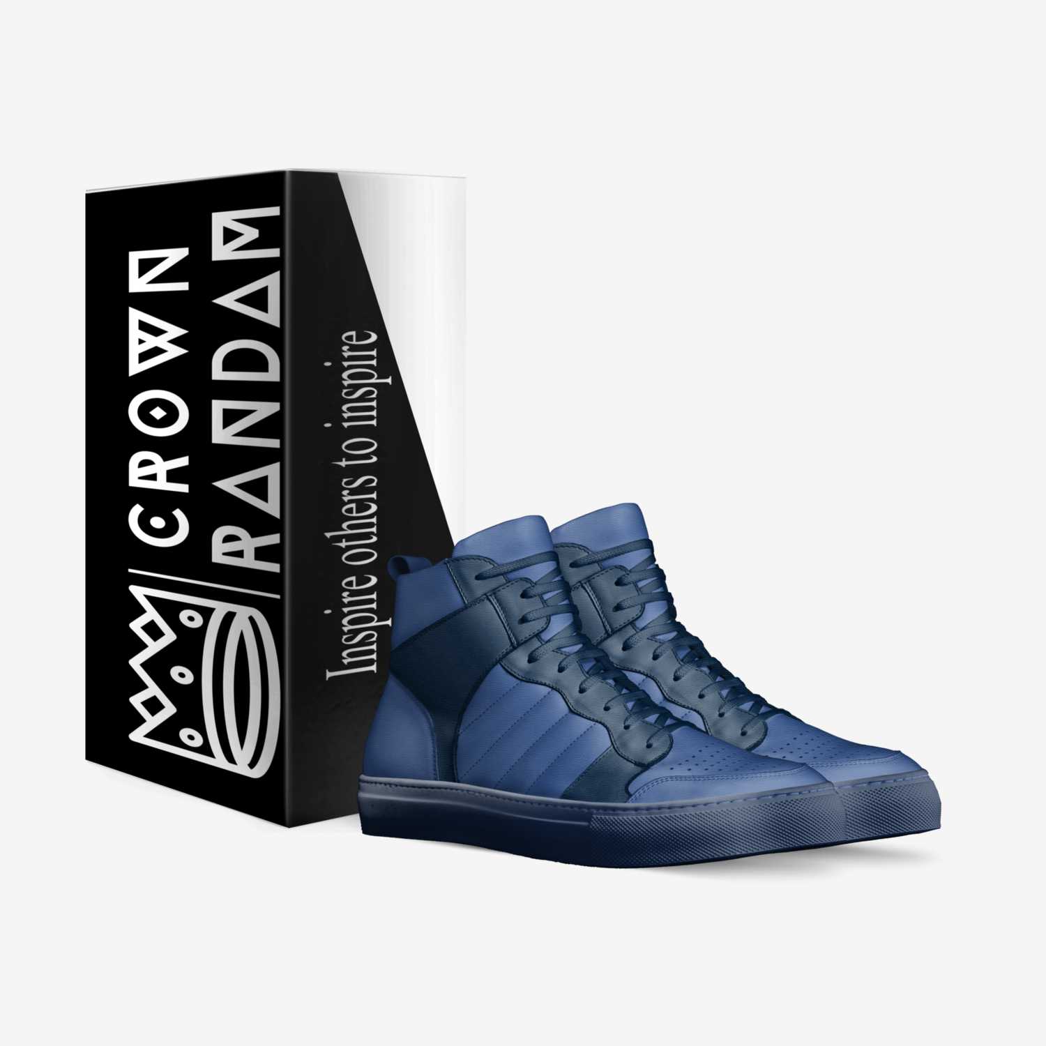 SARN4 custom made in Italy shoes by Crown Randam | Box view