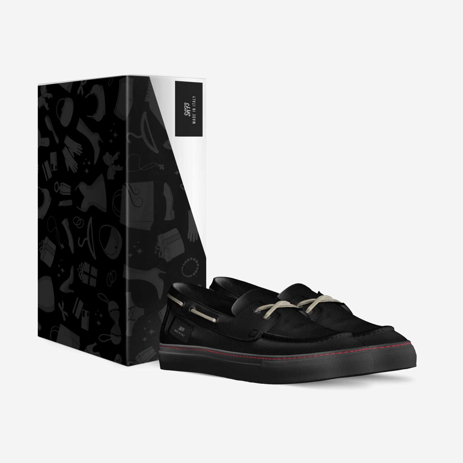 SAF3 custom made in Italy shoes by Abdulrahman Ahmed Alsafi | Box view