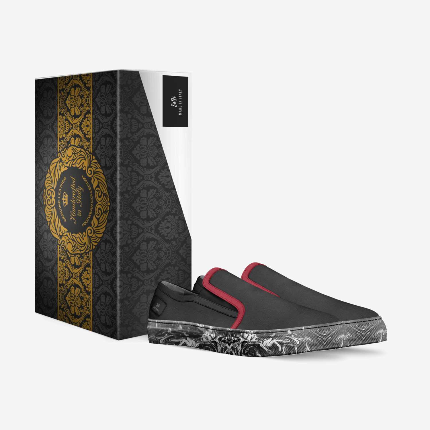 SaFi custom made in Italy shoes by Abdulrahman Ahmed Alsafi | Box view