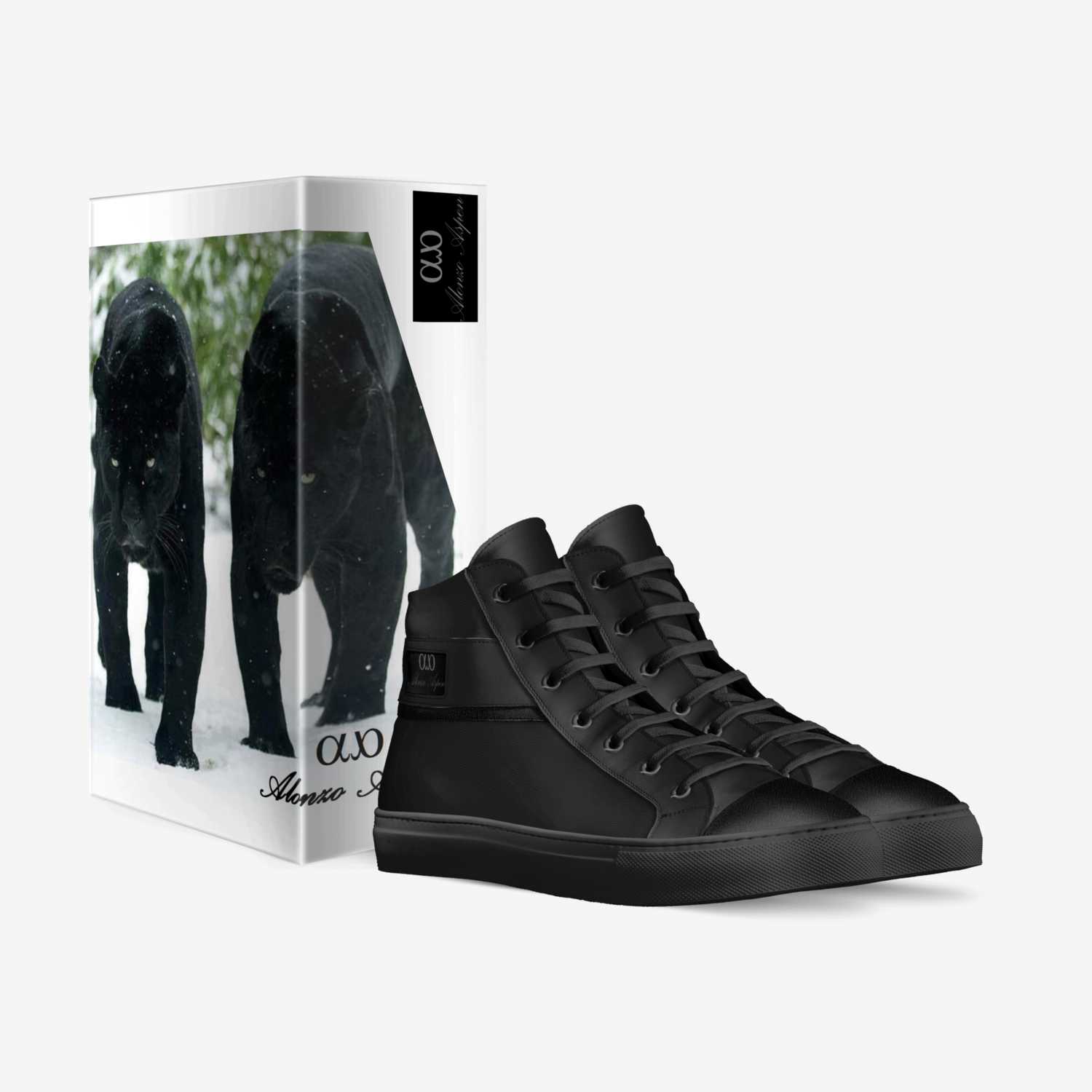 Alonzo Aspen custom made in Italy shoes by John Curtis | Box view
