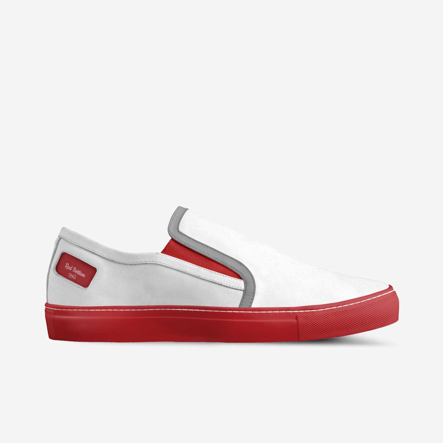 Red Botttem custom made in Italy shoes by Dennis Scott | Side view