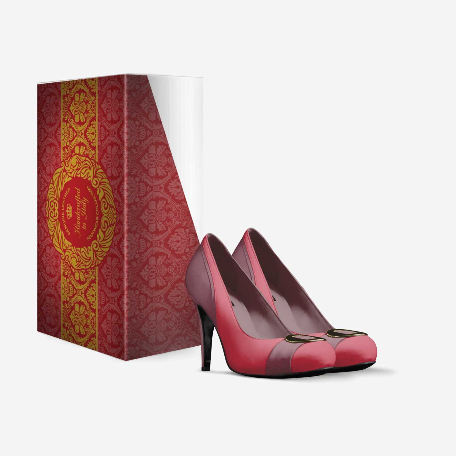 Theori Vino Heel custom made in Italy shoes by Wendell Tucker | Box view