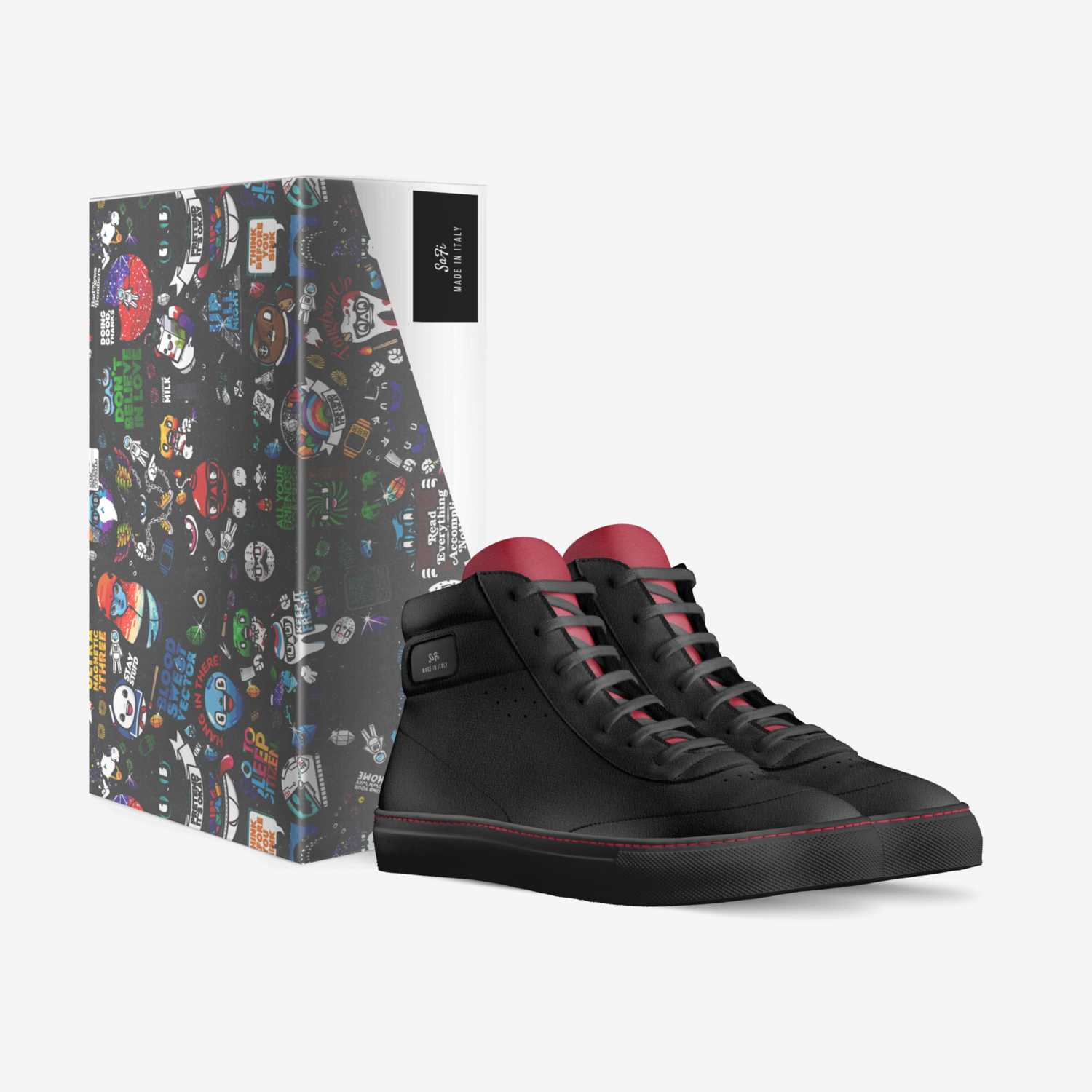 SaFi custom made in Italy shoes by Abdulrahman Ahmed Alsafi | Box view