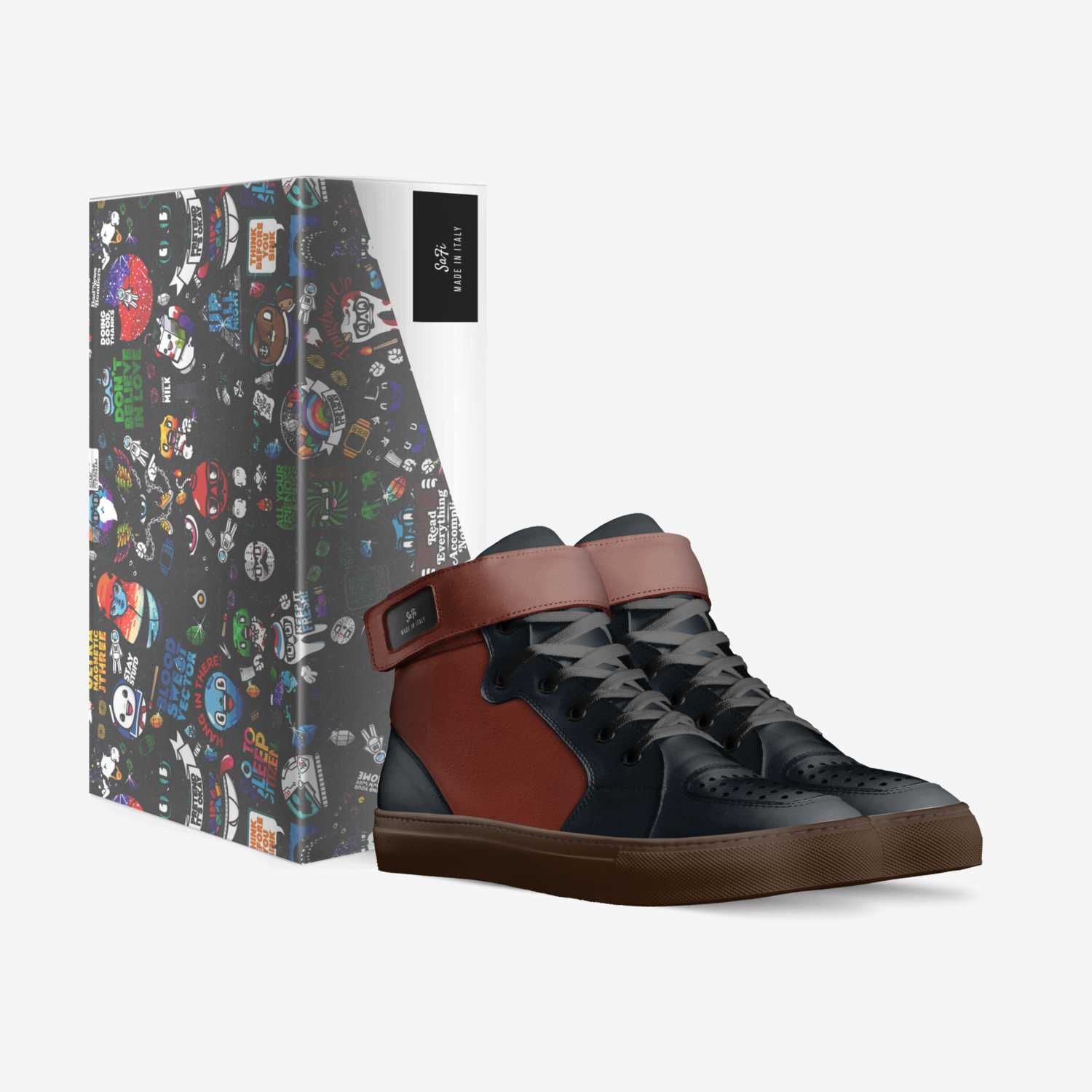 SaFi custom made in Italy shoes by Abdulrahman Ahmed Alsafi | Box view