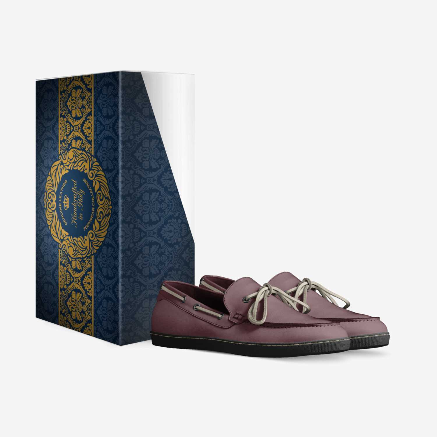 Classy Dockside  custom made in Italy shoes by Italian Shoewear | Box view