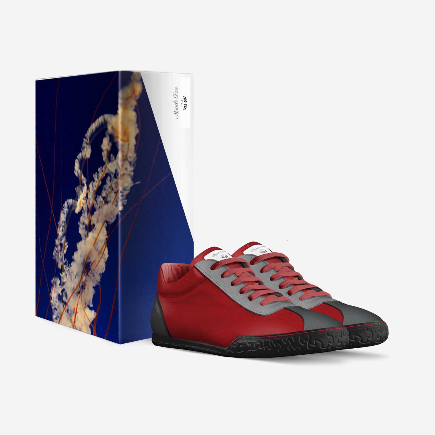 Miracle Time custom made in Italy shoes by Issiah Bean | Box view