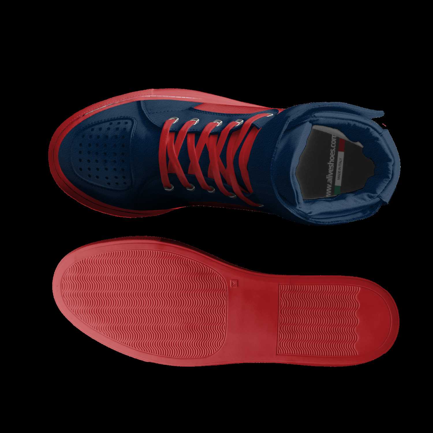 Red & Blue | A Custom Shoe concept by Italian Shoewear