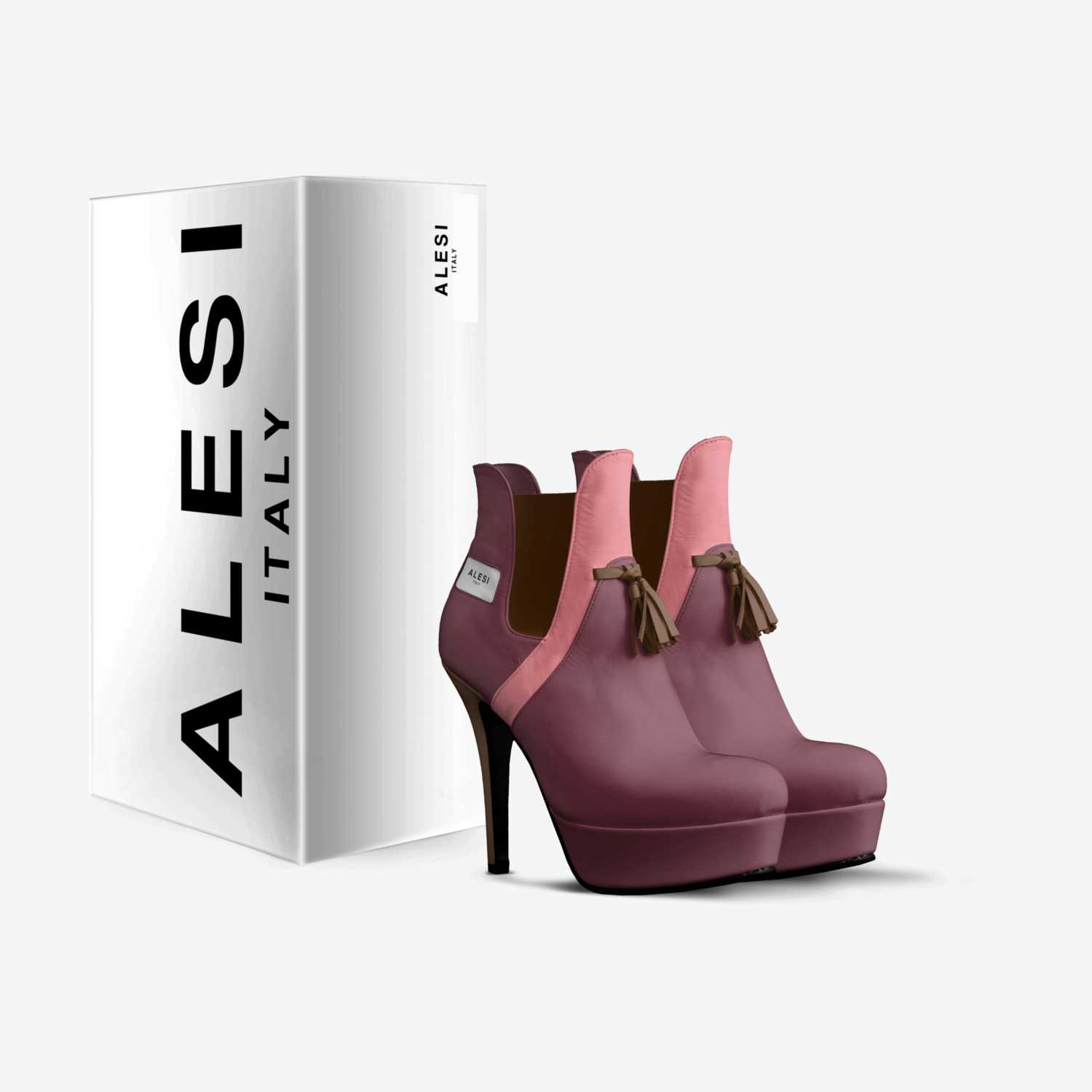 Alesi Tassel Pump custom made in Italy shoes by Lonanthony Parker | Box view