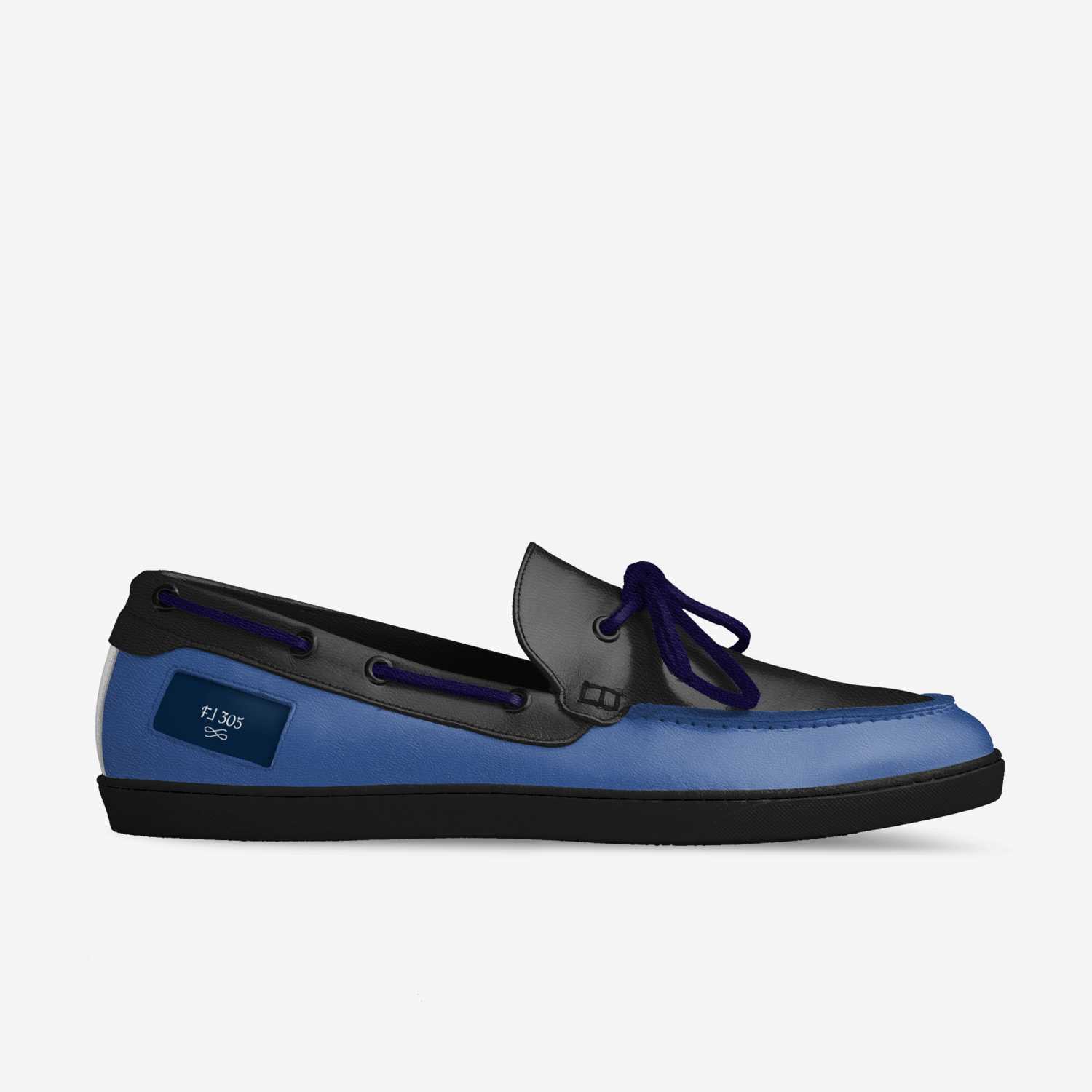 Blue Moon custom made in Italy shoes by Darren Davis-kandler | Side view