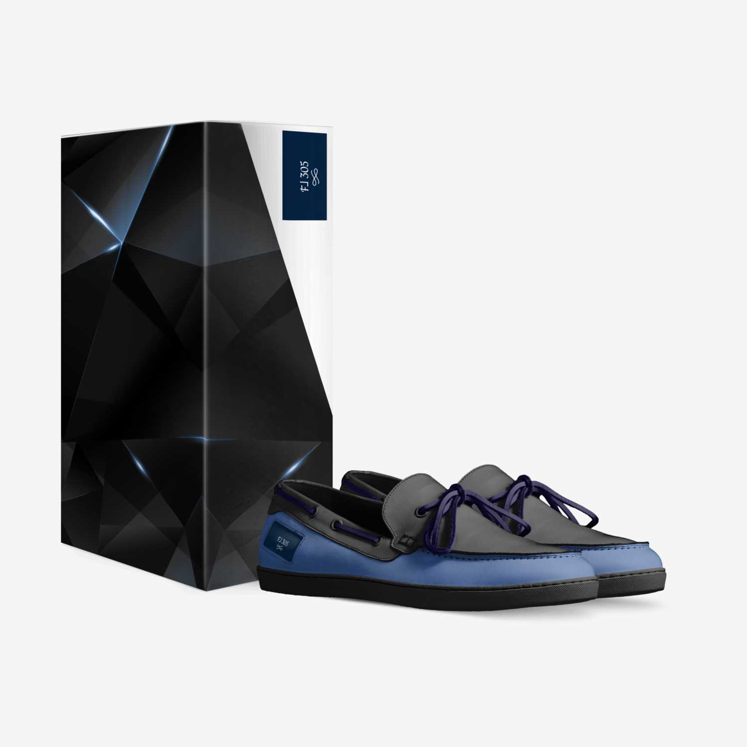 Blue Moon custom made in Italy shoes by Darren Davis-kandler | Box view