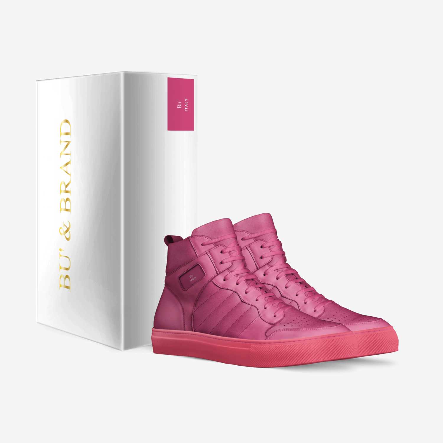 V - Classic Pink custom made in Italy shoes by X Bu Italy | Box view