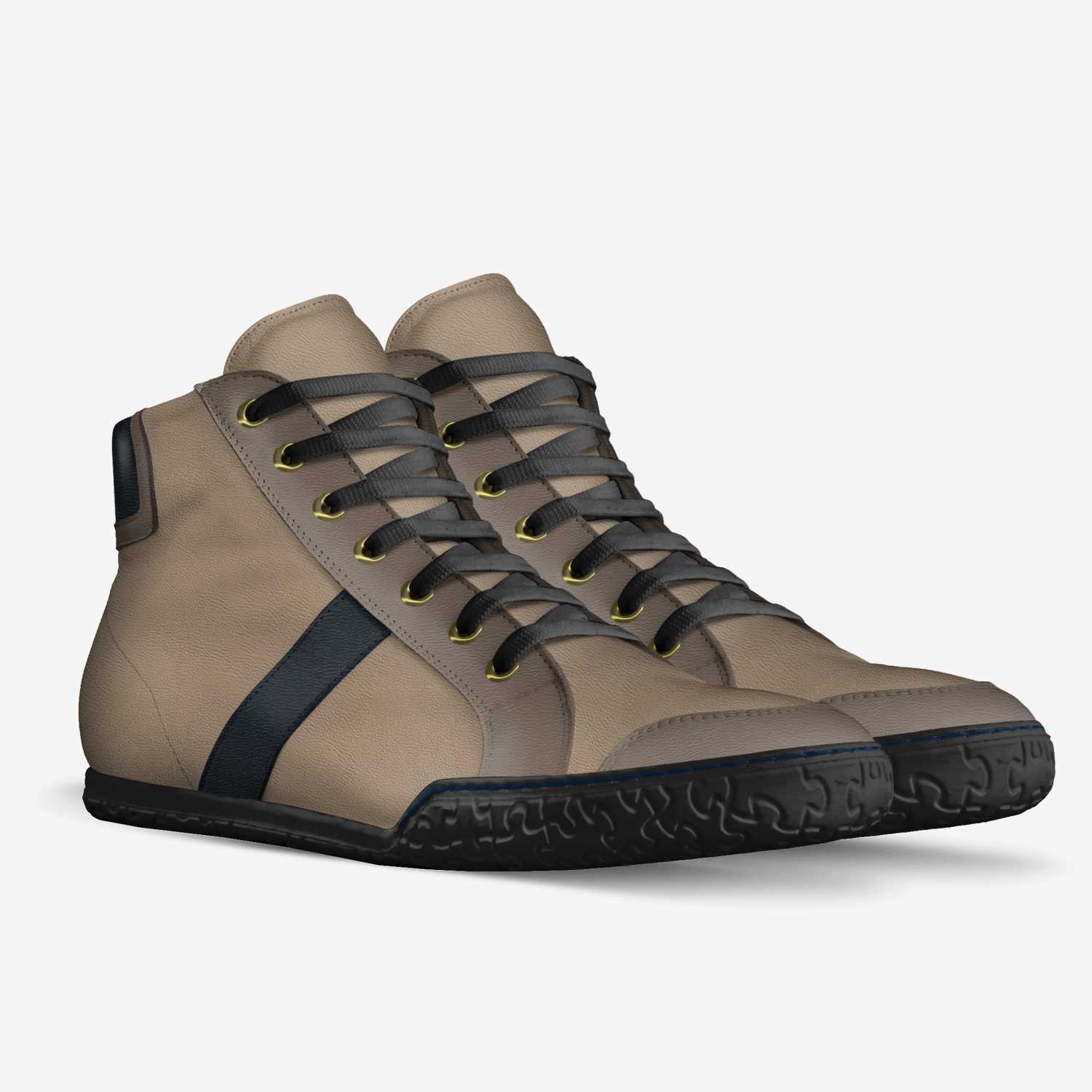 basket custom made in Italy shoes by L Love | Double view