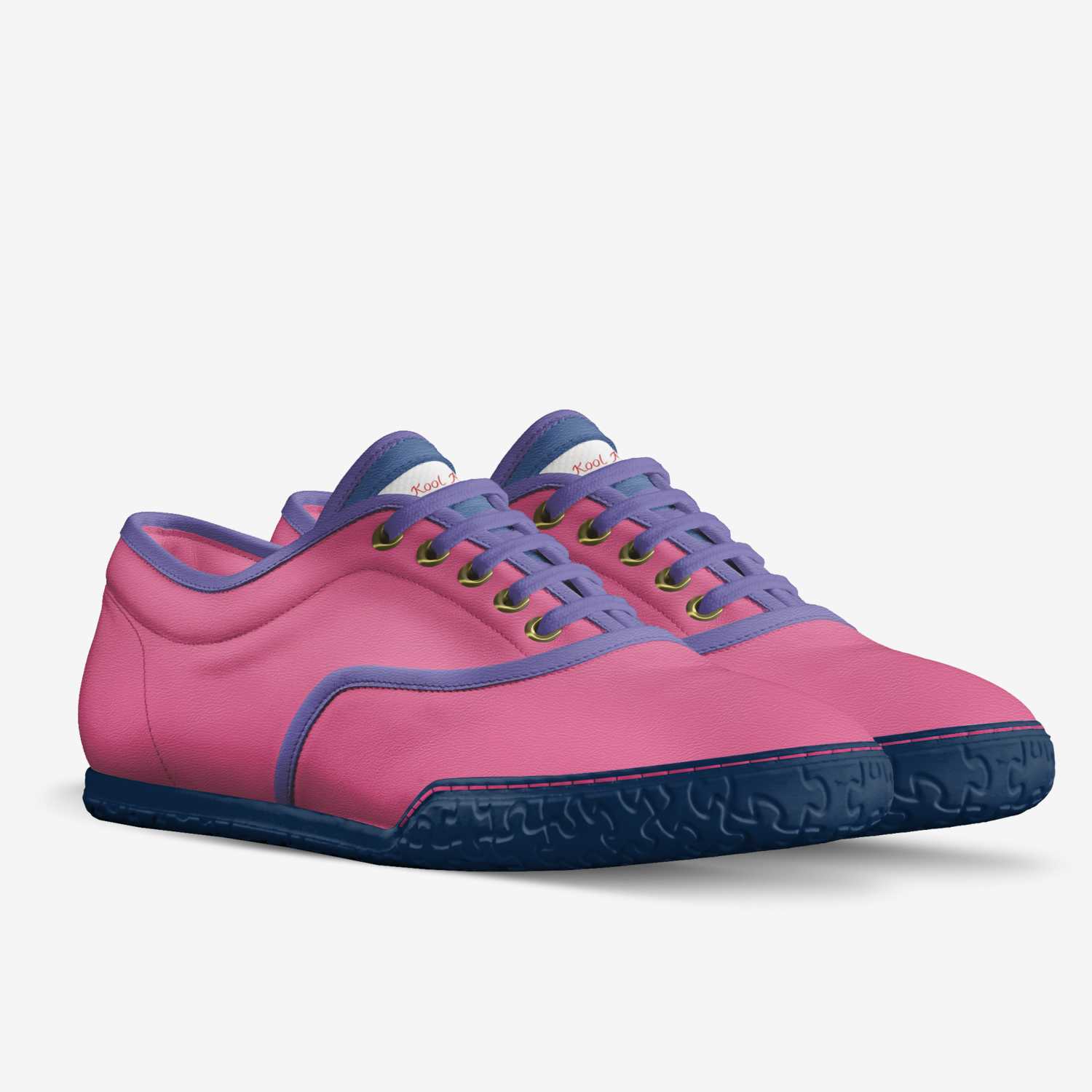Kool Kicks custom made in Italy shoes by Krystle Foster | Double view