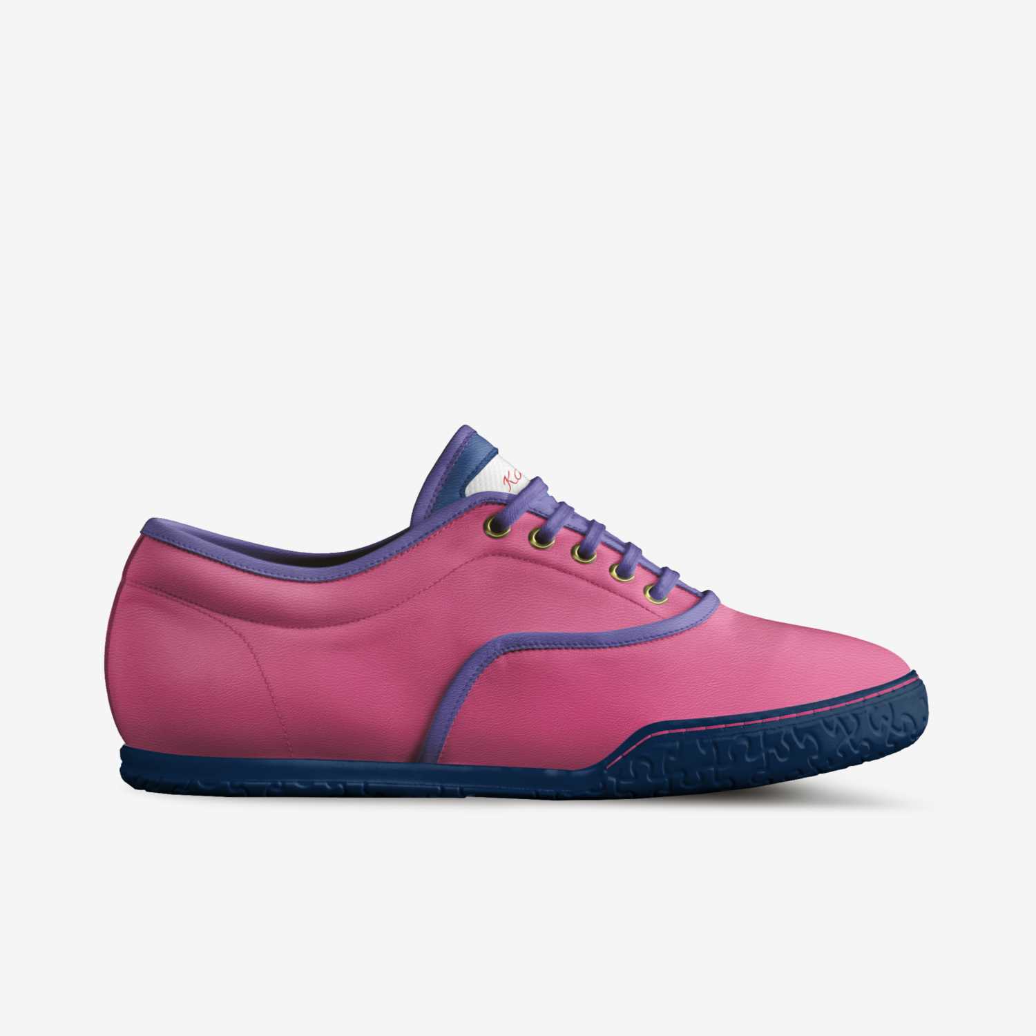 Kool Kicks custom made in Italy shoes by Krystle Foster | Side view