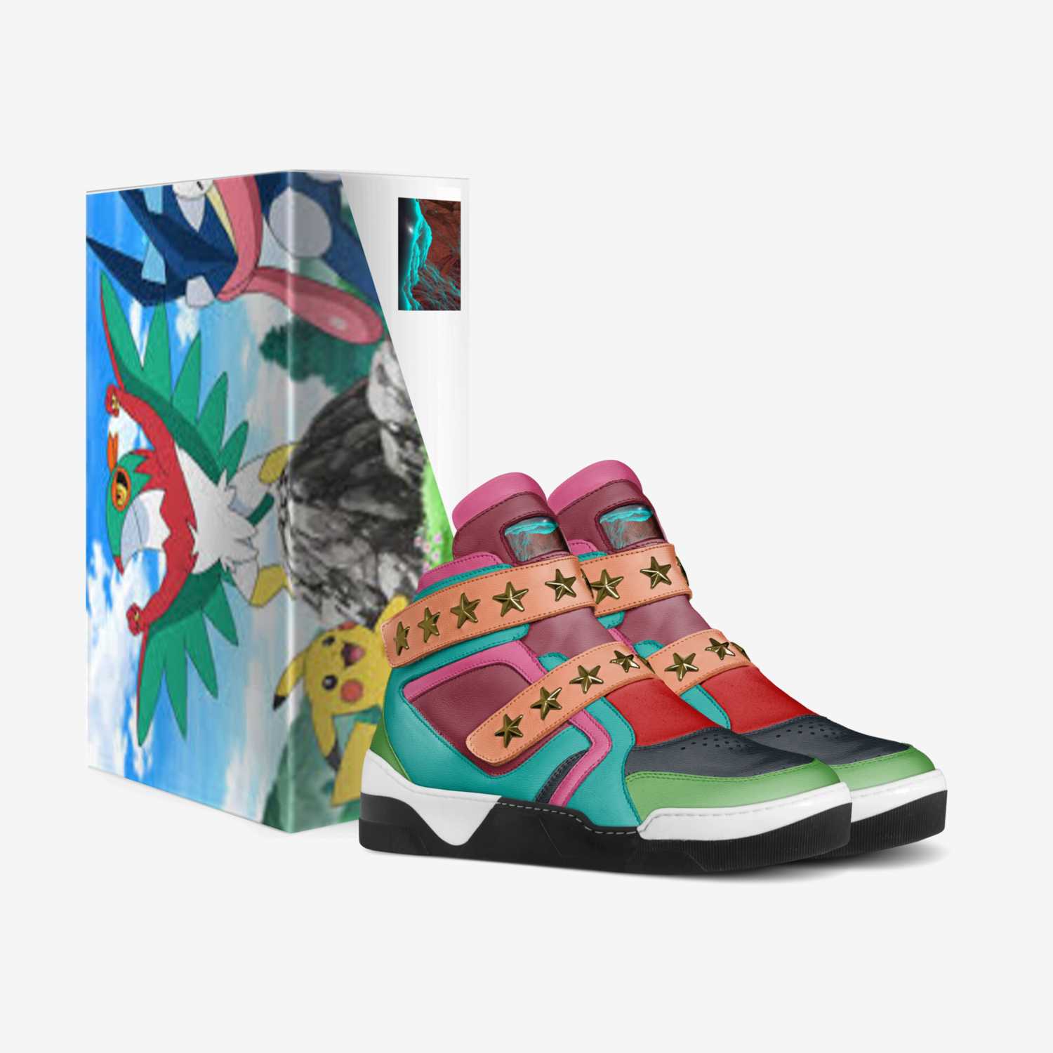 lake side ninjas custom made in Italy shoes by Elijah Mravlag | Box view