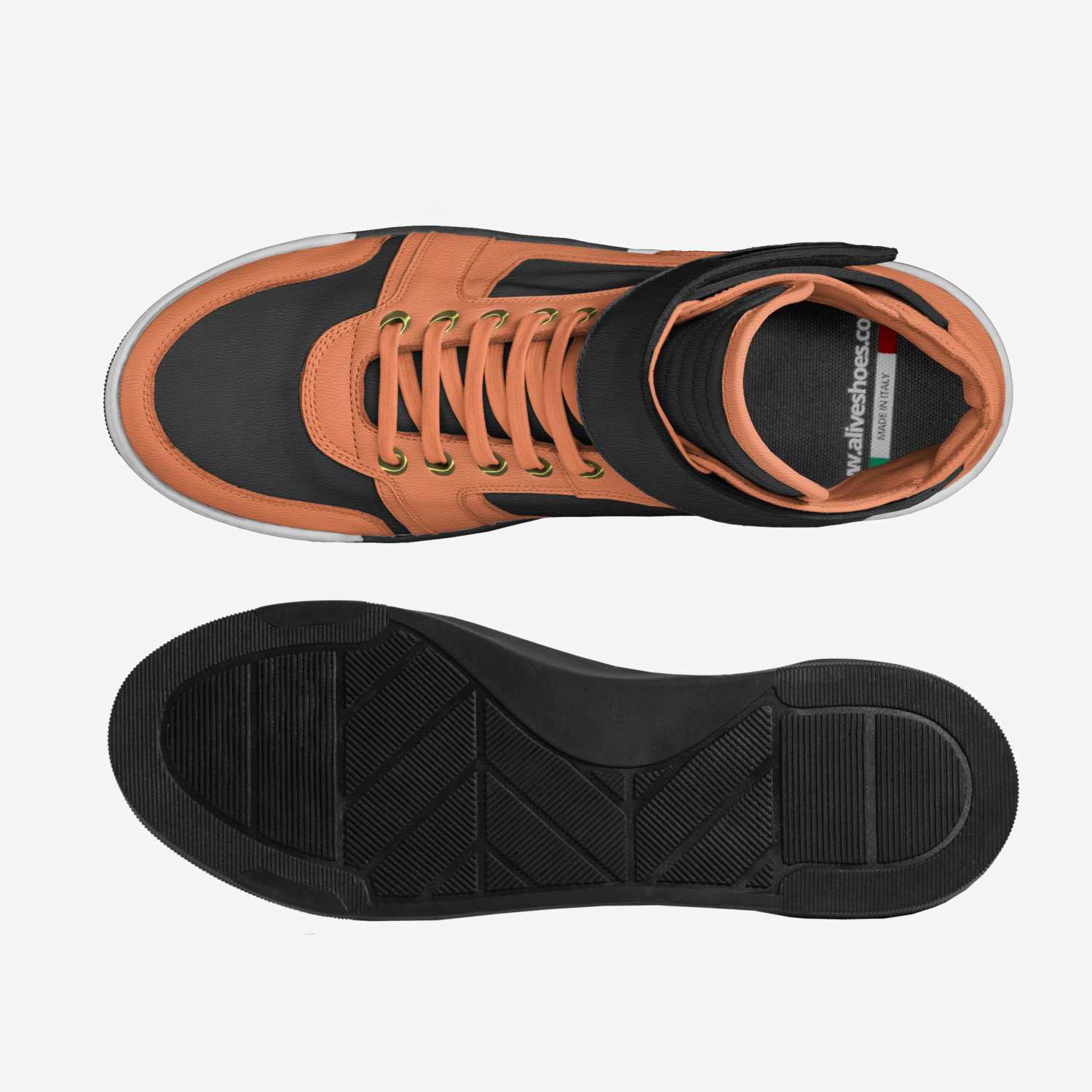 HEY custom made in Italy shoes by Dylan Wentz | Top view