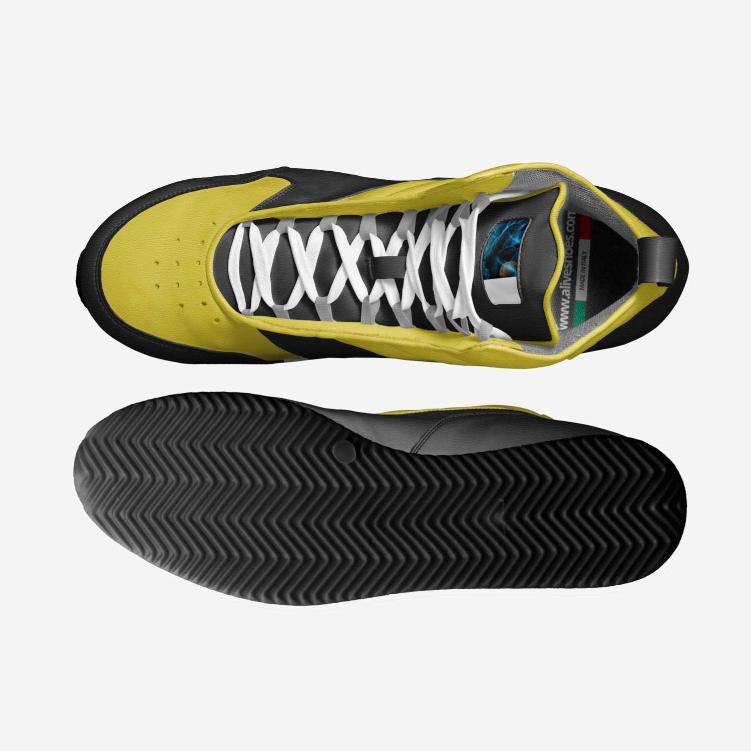 BEAST MODE custom made in Italy shoes by Dylan Wentz | Top view
