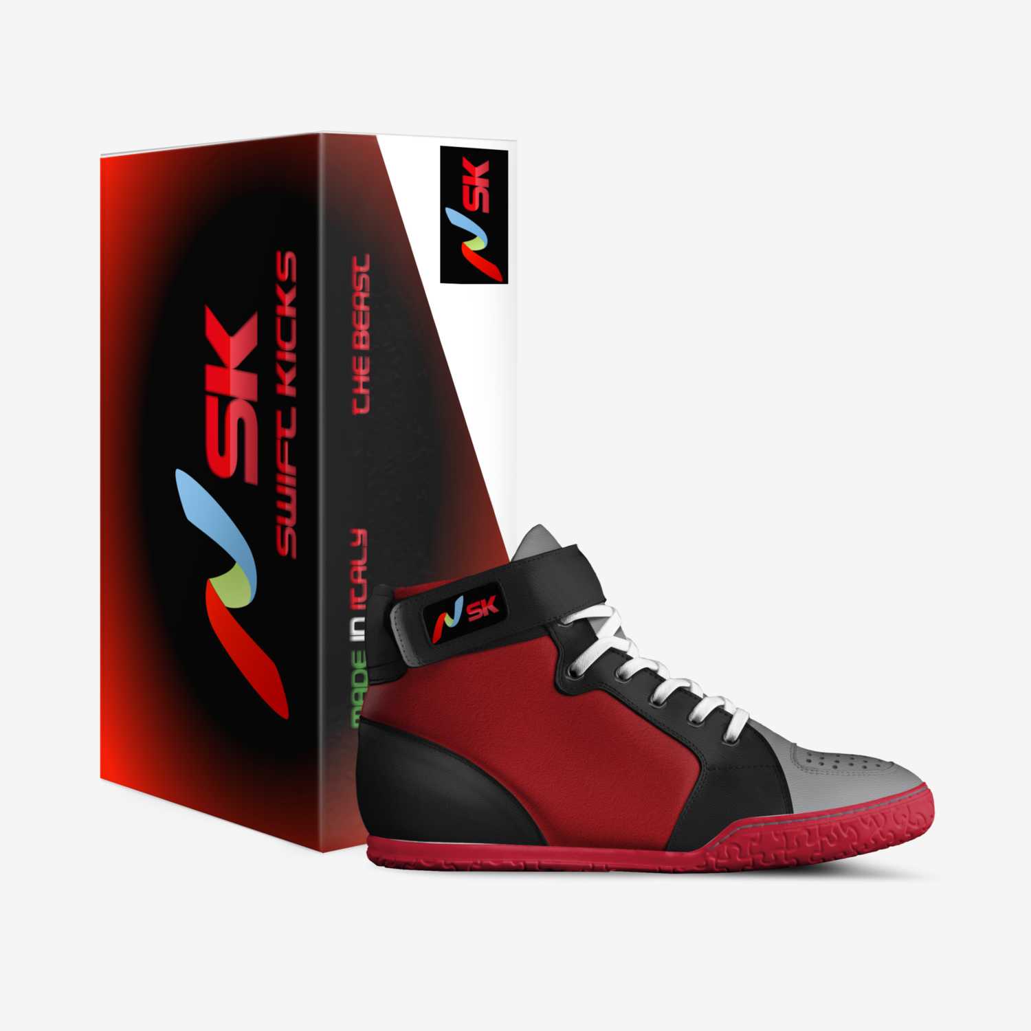 Swift Kicks custom made in Italy shoes by Ram Persaud | Box view