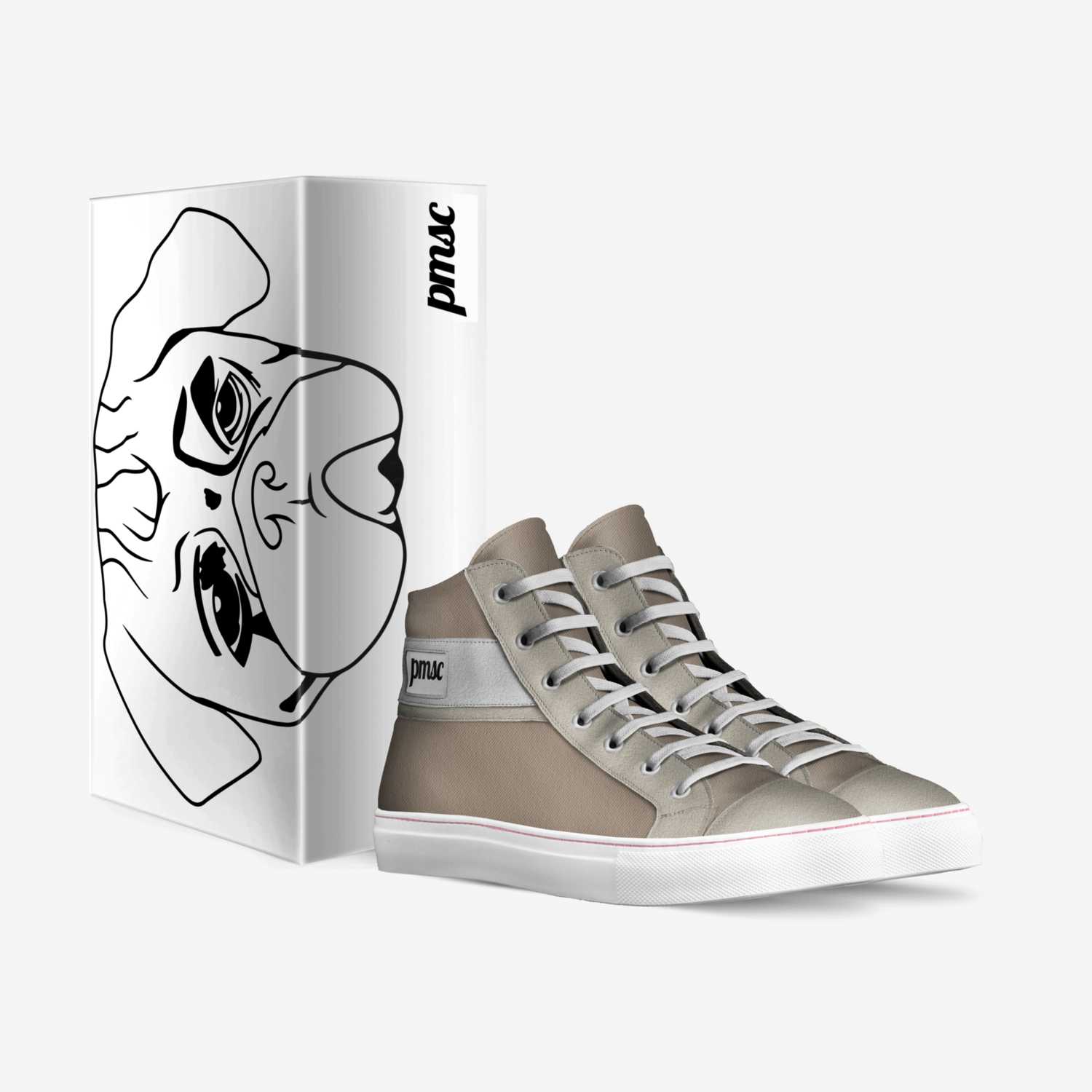 Scat High custom made in Italy shoes by Sarnaa Archie | Box view