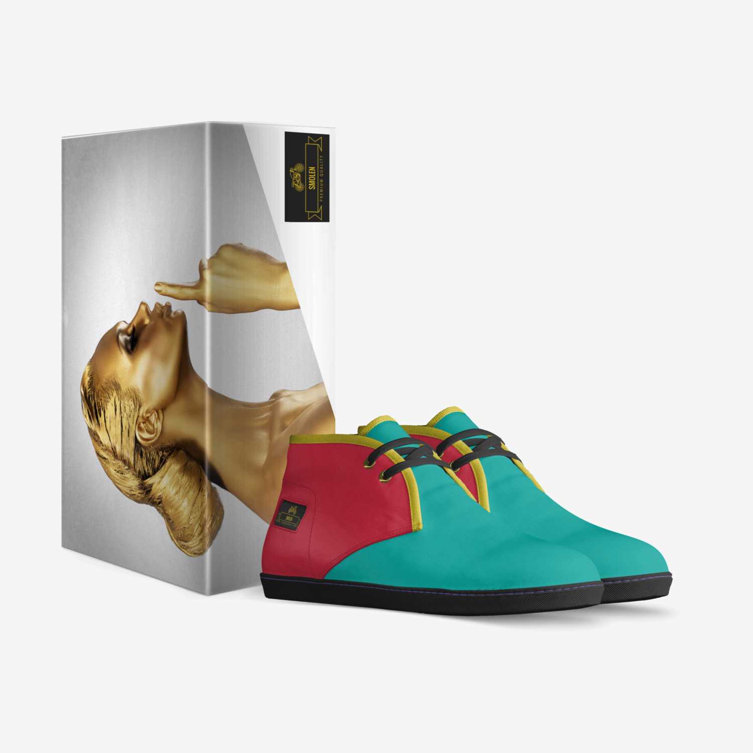 Lipade plain custom made in Italy shoes by Tom Smo | Box view