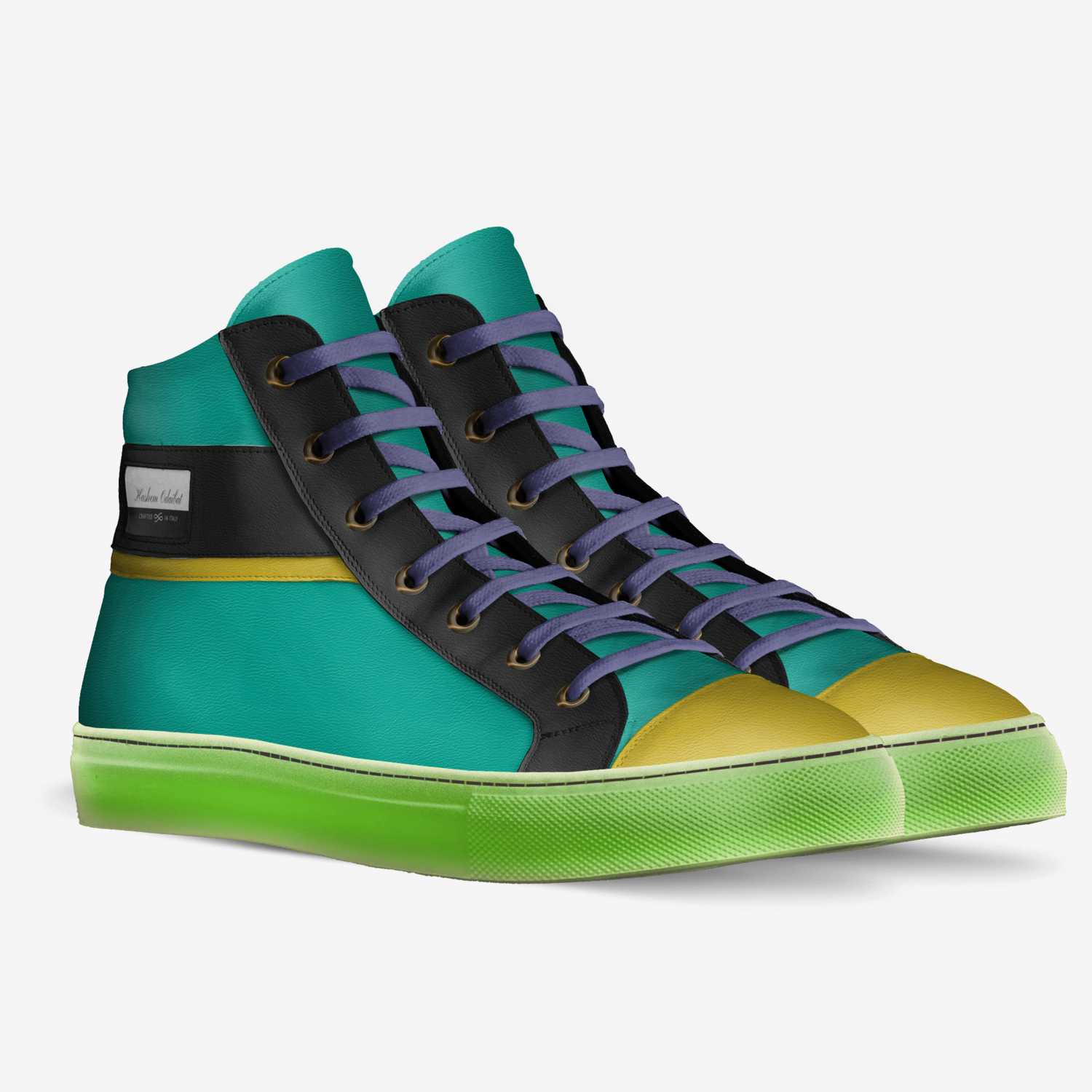 Hashem Odaibat custom made in Italy shoes by Kareem Odaibat | Double view