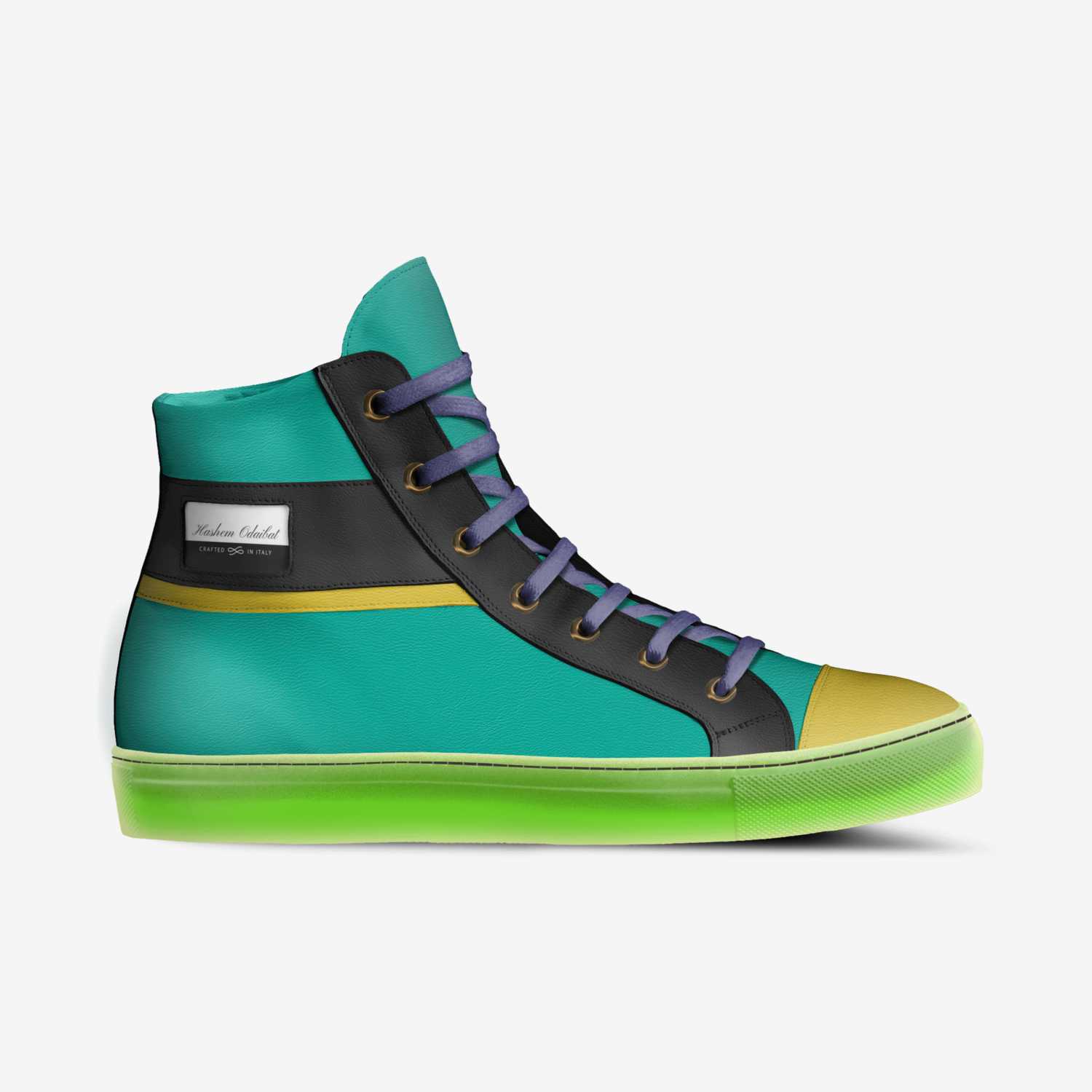 Hashem Odaibat custom made in Italy shoes by Kareem Odaibat | Side view