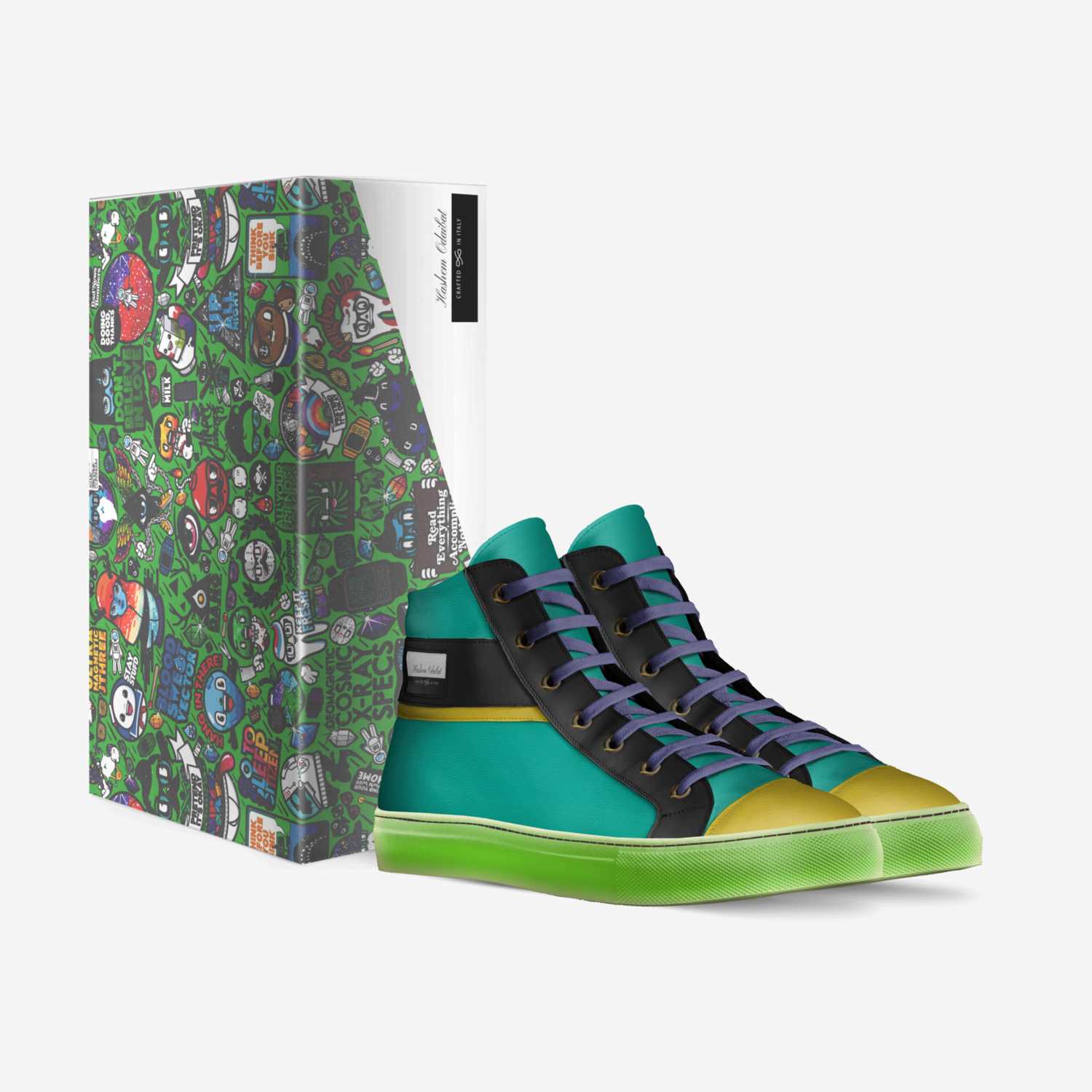 Hashem Odaibat custom made in Italy shoes by Kareem Odaibat | Box view