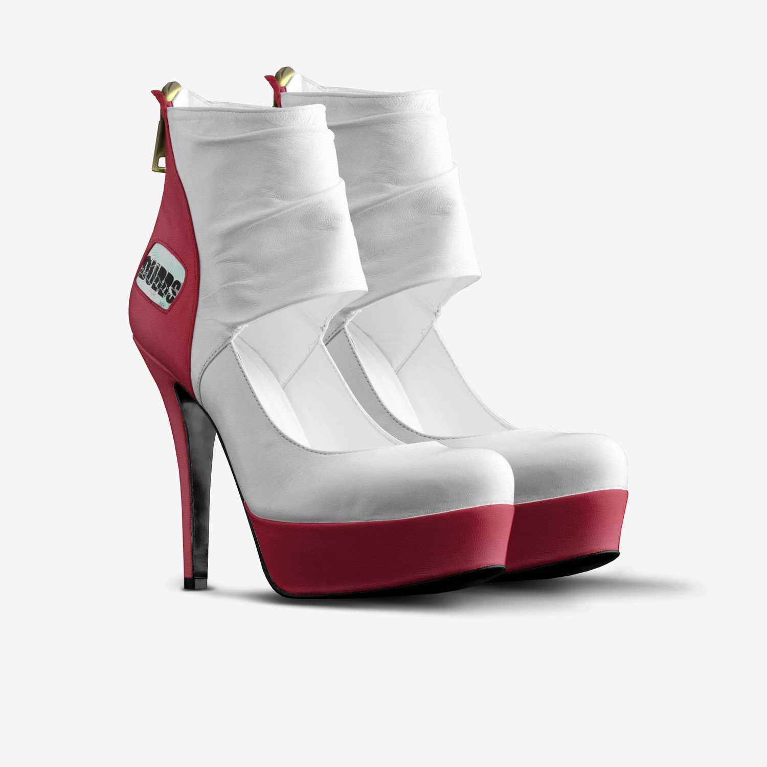 Lady "23s" custom made in Italy shoes by Itz Prof | Double view