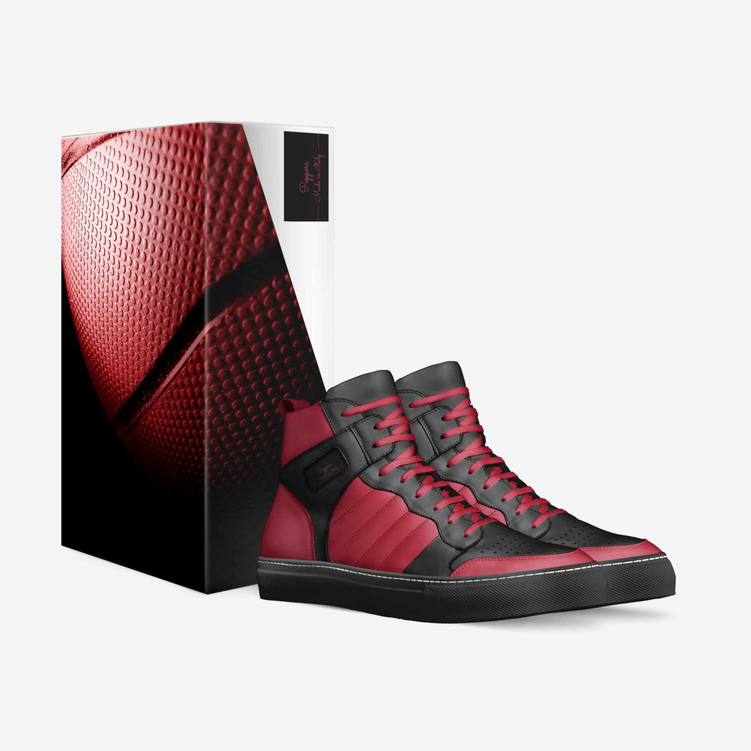 Poppers custom made in Italy shoes by Danny Shumaker | Box view