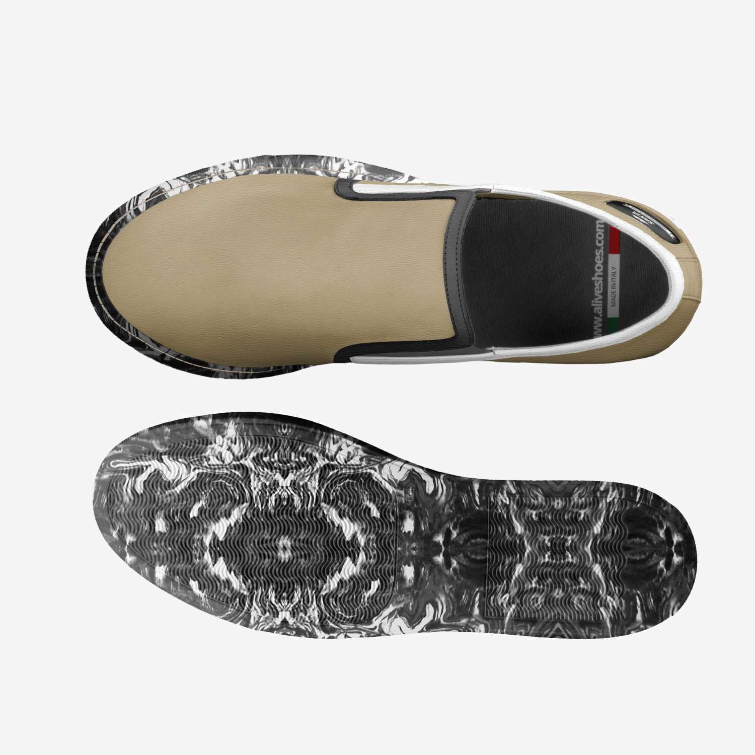 Santa custom made in Italy shoes by Federico Lanciotti | Top view
