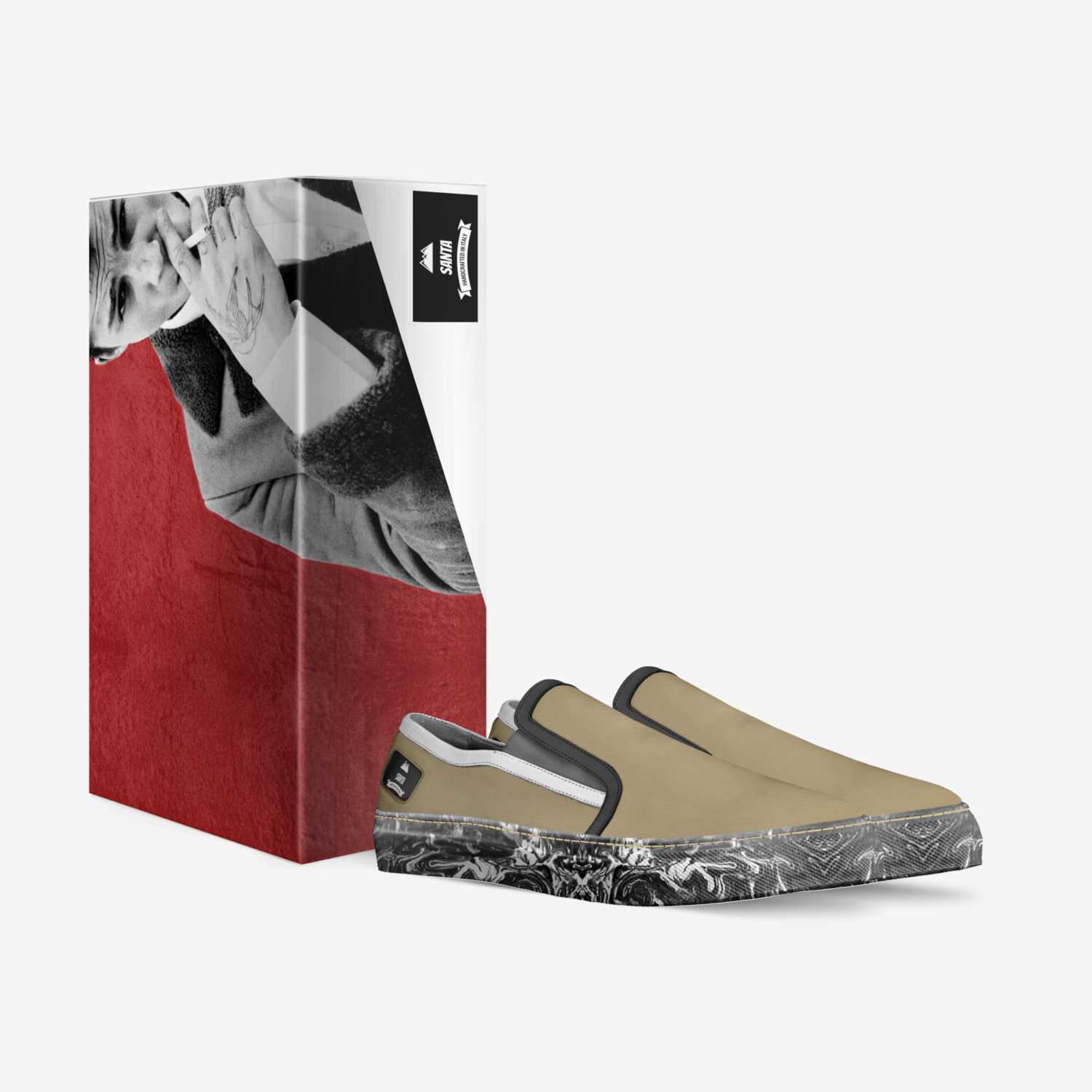 Santa custom made in Italy shoes by Federico Lanciotti | Box view